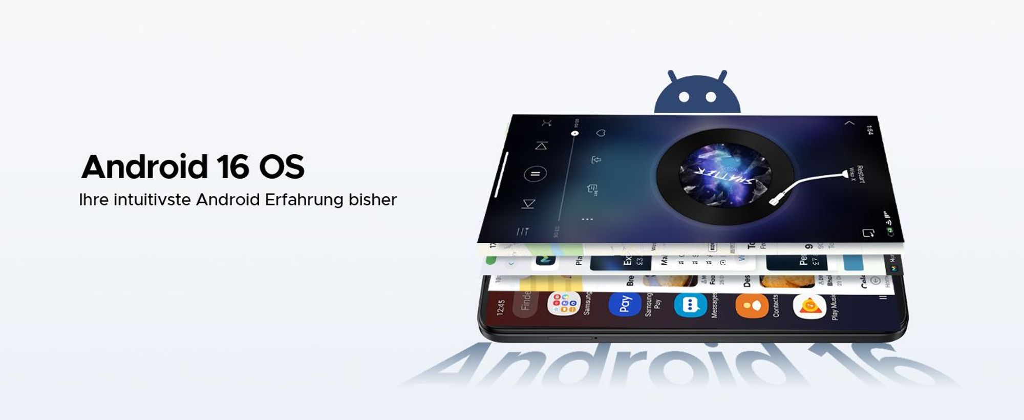 DOOGEE Note56 Pro Smartphone Handy, Android 16, 6,56" 90Hz, 6150mAh Akku, 32GB RAM+128GB ROM, 4G Dual-SIM, 13MP, NFC, Fingerabdruck, Gesichtserkennung