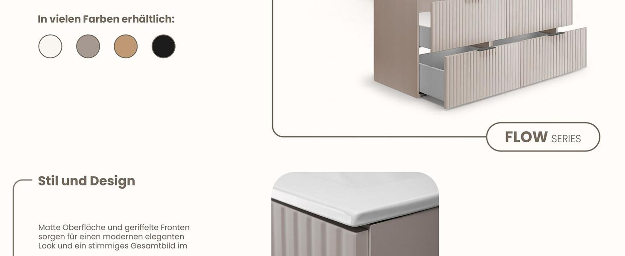 RODAN, Badmöbel, Badschrank, Badezimmermöbel, Badezimmer, MODERN, Waschbeckenunterschrank