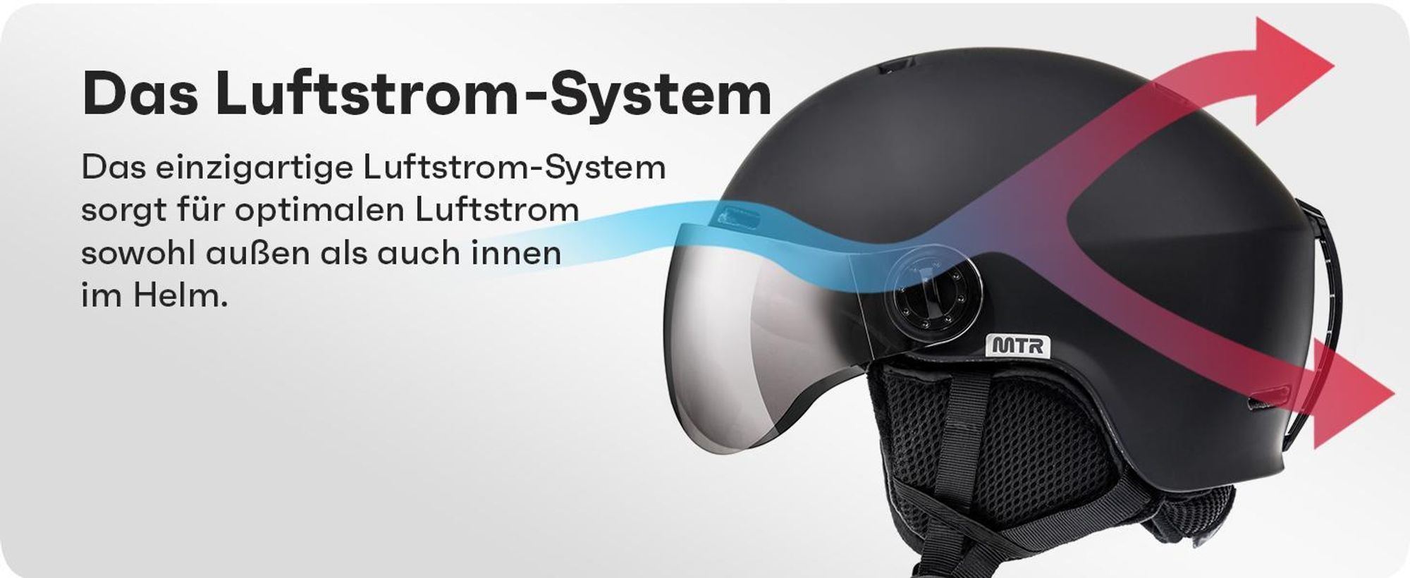 meteor FALVEN Skihelm Snowboardhelm Snowboard Helm Ski Helmet mit Visier schwarz