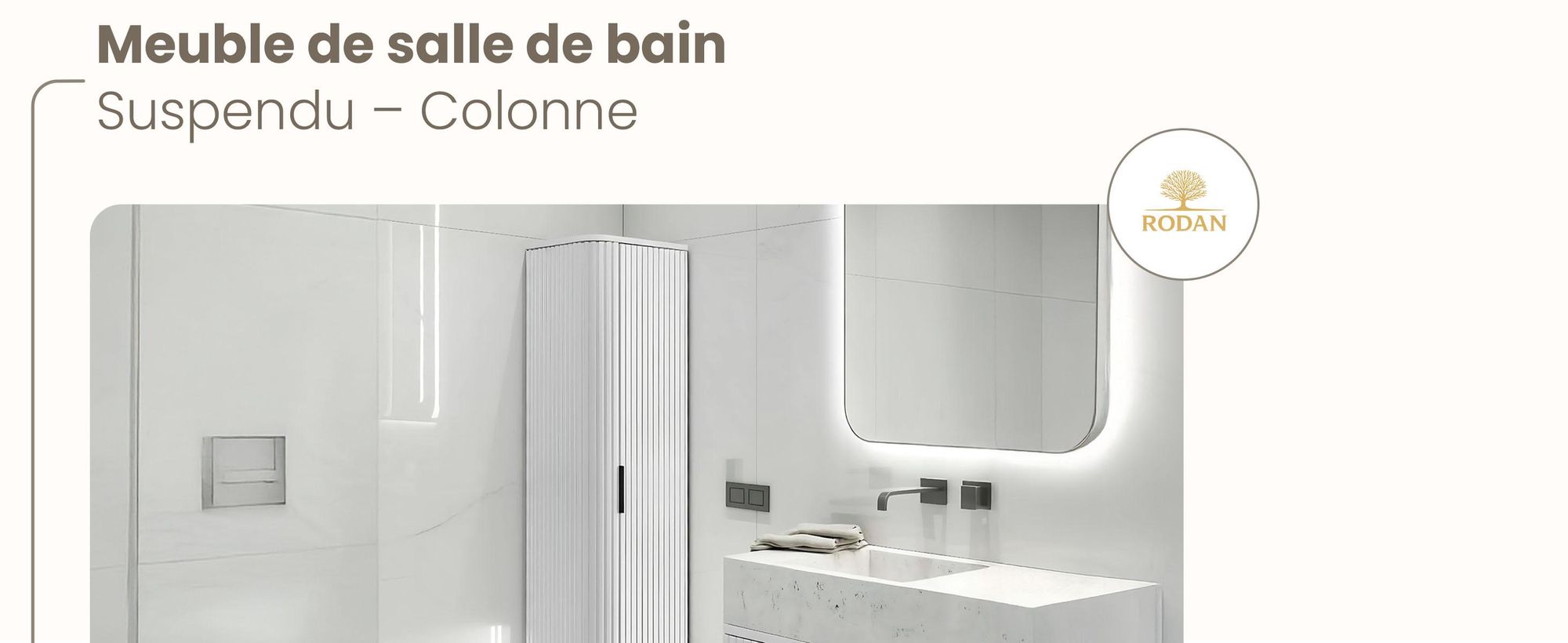 Armoire haute - 139 cm - Blanc armoire haute, commode