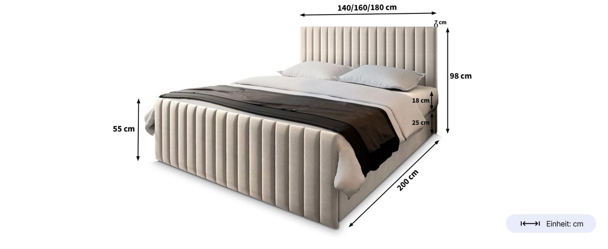 Präsentation: Wie ein Bett aufgebaut ist