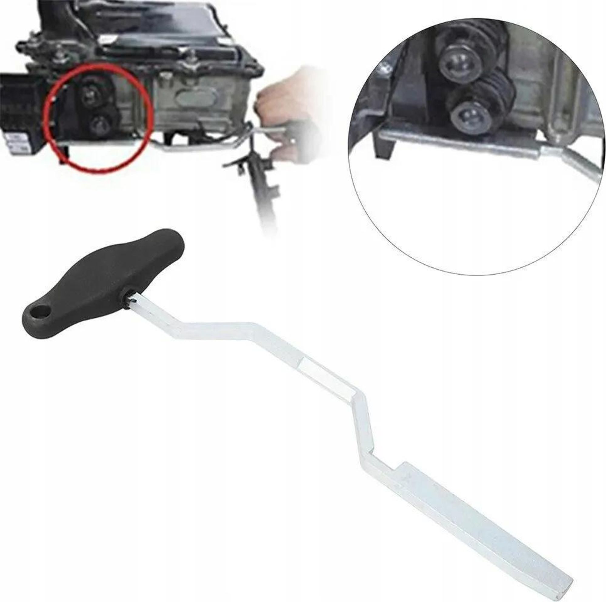 Kľúč - prípravok na demontáž DSG prevodovky 7 stupňov VW Audi