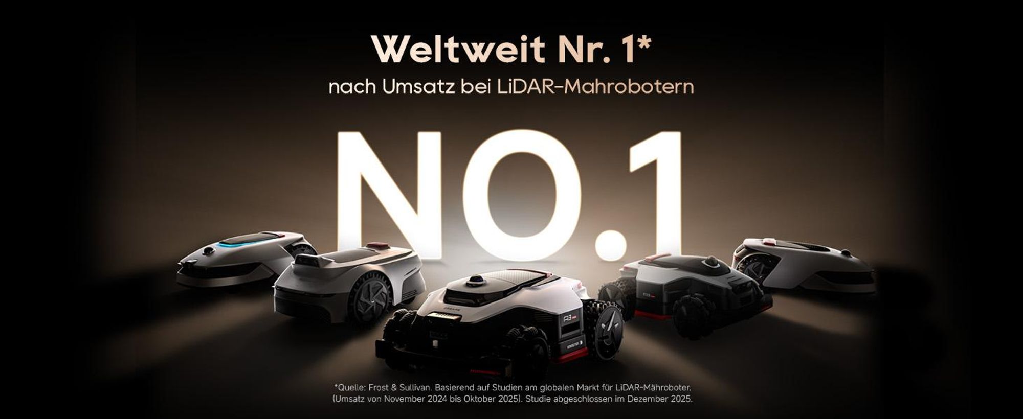 DREAME A3 AWD Pro-3500 Mähroboter,OmniSense 3.0,360° 3D LiDAR,KI binokulare Sicht＆automatische Kartierung, Allradantrieb mit Nabenmotoren,3500㎡,38,7°