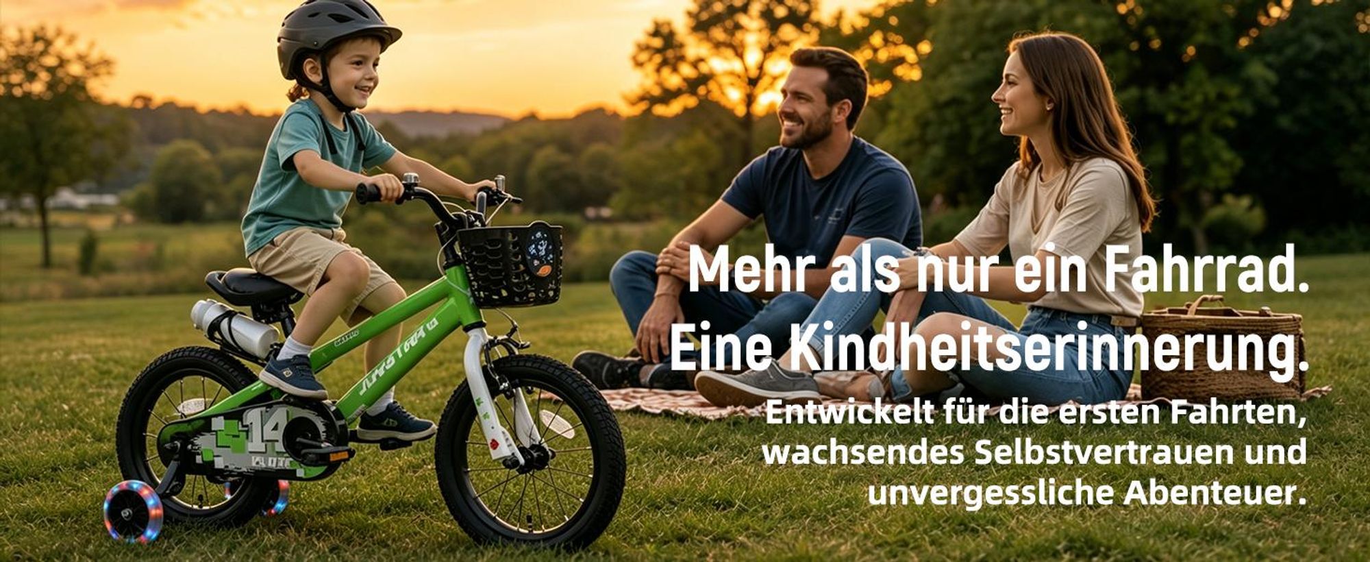 JOYSTAR Pluto 20 Zoll Kinderfahrrad mit beleuchteten Stützrädern, Korb, Flaschenhalter, Kinderfahrrad für Jungen und Mädchen 3-12 Jahre, Rosa