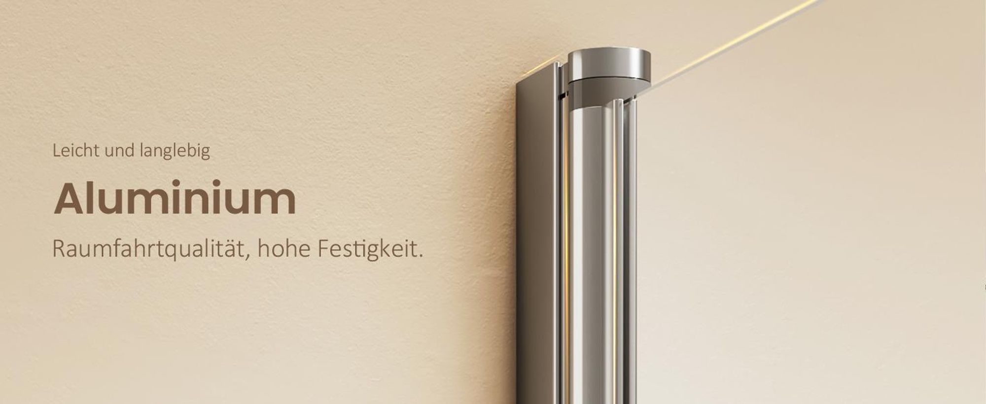EMKE Duschkabine 90x90cm Höhe.185cm Eckdusche Drehtür mit Seitenwand, 6mm ESG Sicherheitsglas, Hebe-Senk-Funktion, Nano-Beschichtung, Chrom-Optik