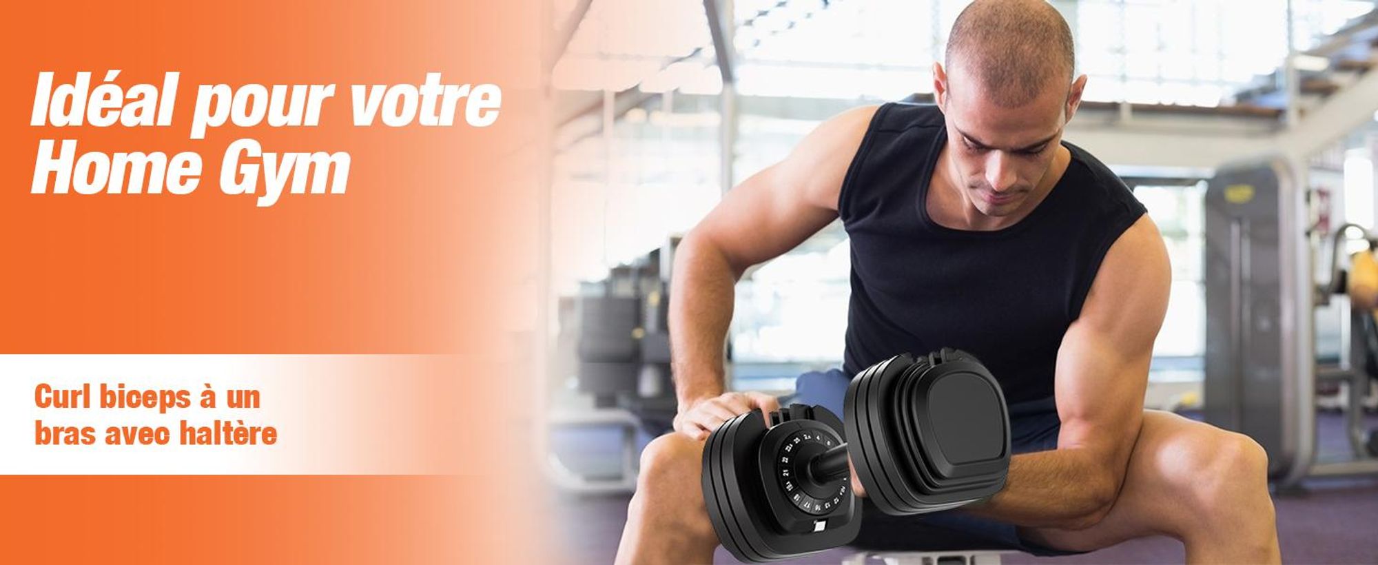 DH FitLife 2026 Neu Paire d’Haltères réglables 2,5 à 25 kg, 18 niveaux de poids, Set avec poids, Haltères ajustables pour hommes et femmes