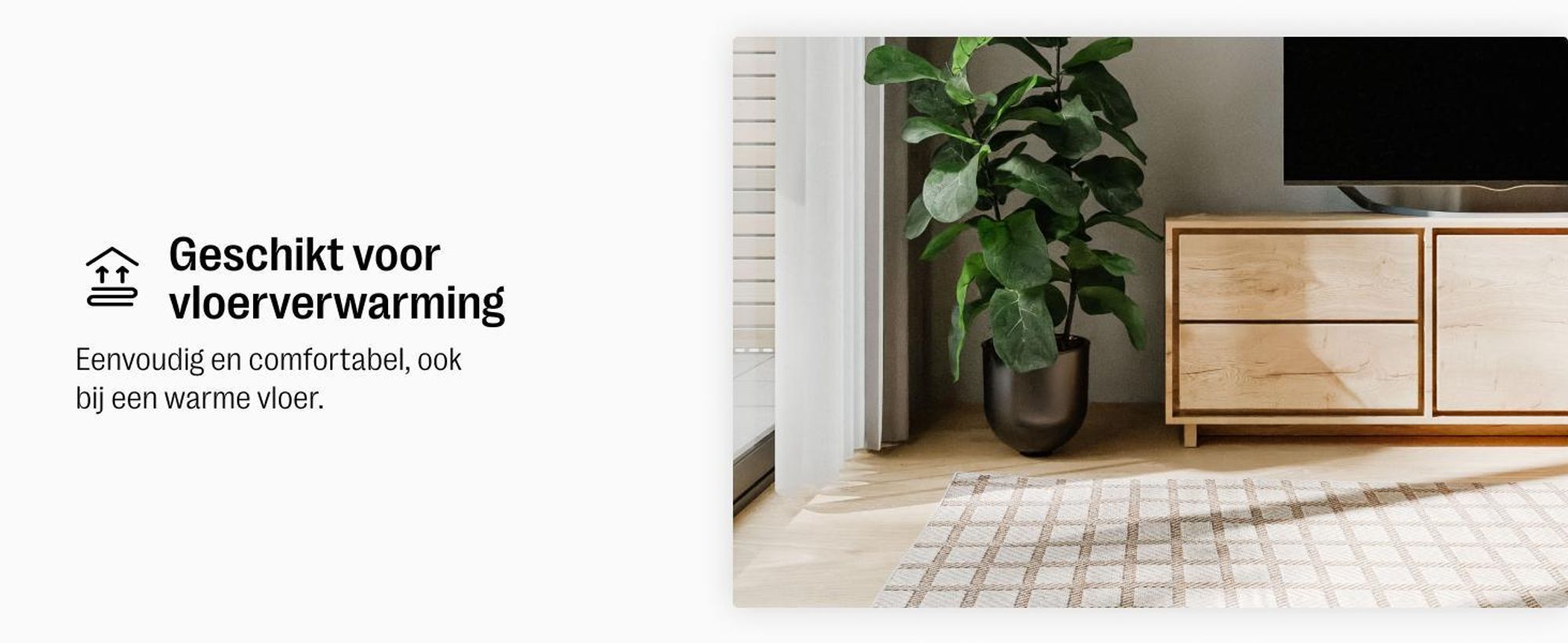 benuta tapijt voor binnen en buiten Kaleo Crème/Beige 70x200 cm Tapijt woonkamer Buitentapijt Loper Modern Korte pool Scandinavisch
