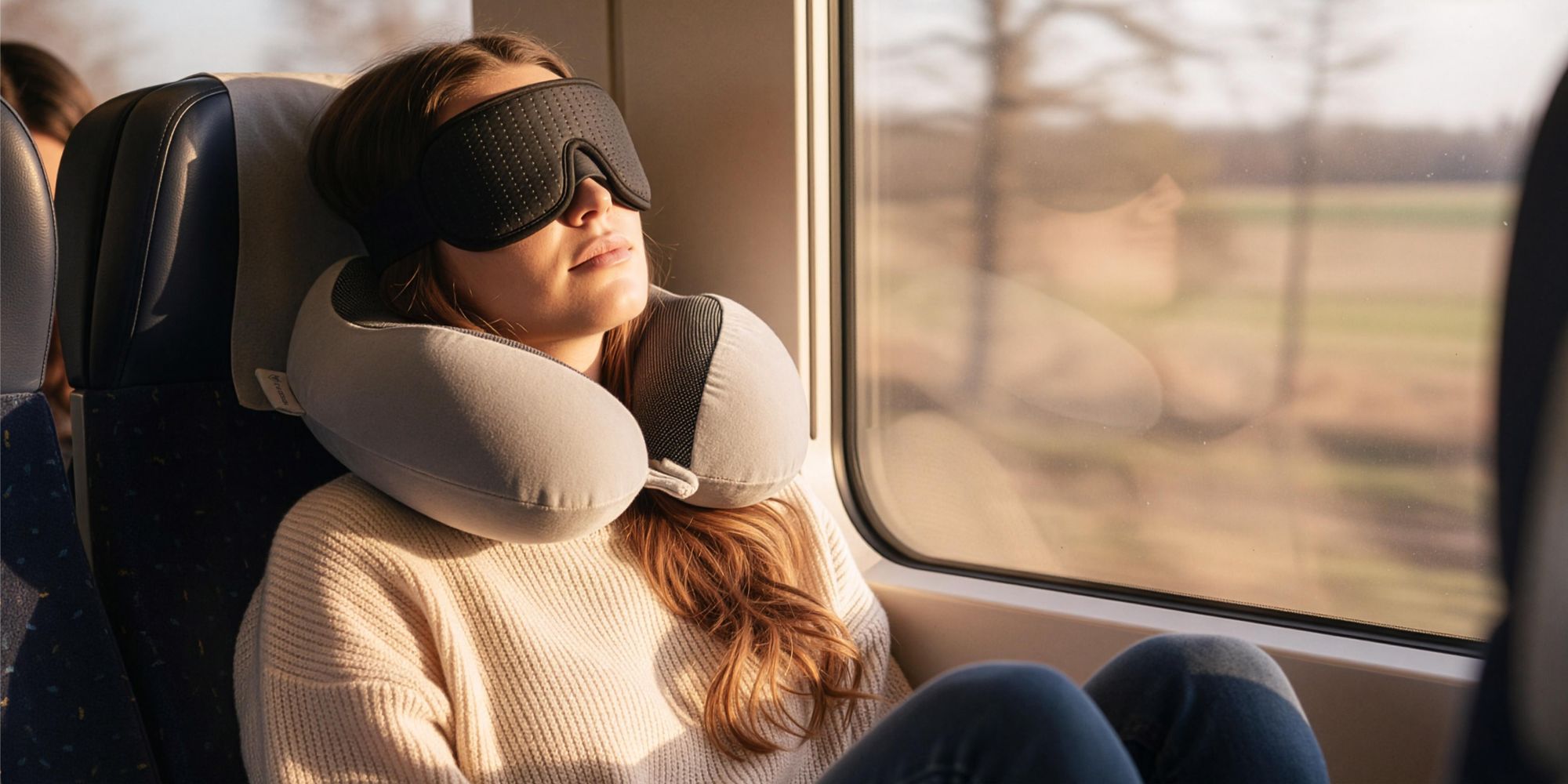 Schlafmaske 3D für Damen & Herren, Augenmaske Verdunkelnd aus Memory Foam, ergonomische Nachtmaske atmungsaktiv & druckfrei, EVI DESIGN Somnia