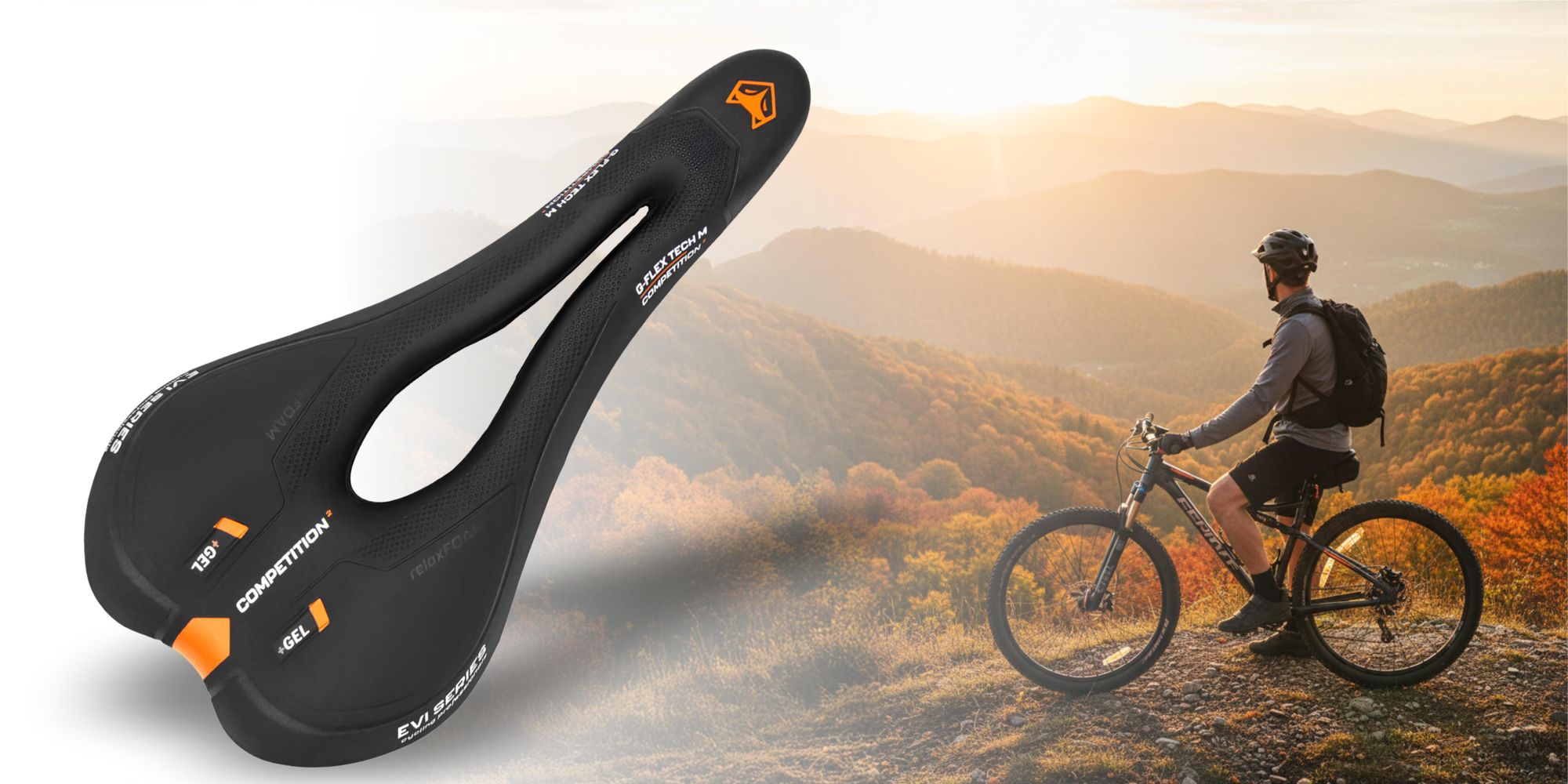 Komfortní Měkké Gelové Sedlo Na Kolo Mtb Velikost M Ergonomický Tvar Účinně Tlumí Nárazy A Zajišťuje Pohodlnou Jízdu Bez Bolesti I Na Dlouch Výletec