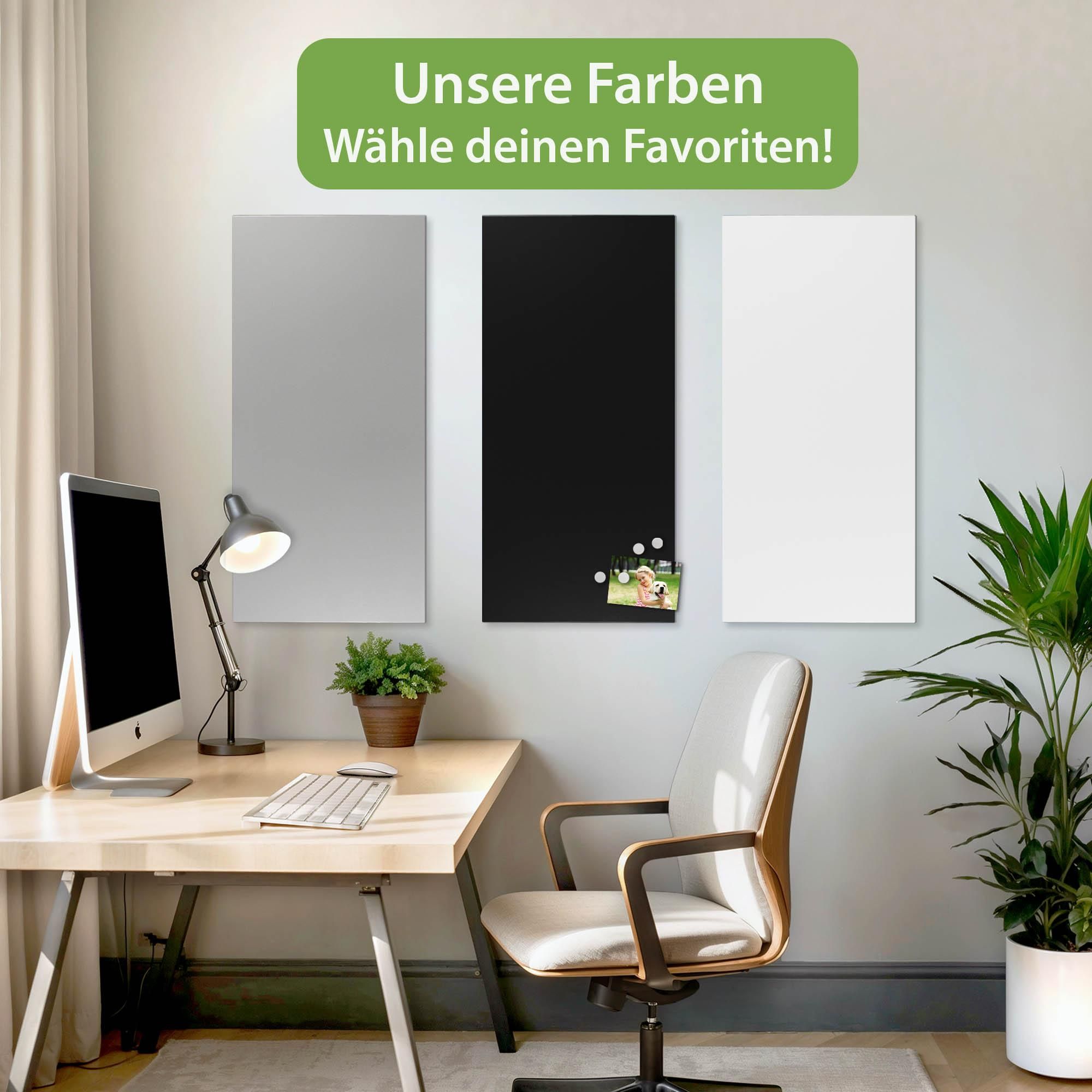Magnettafel in verschiedenen Farben