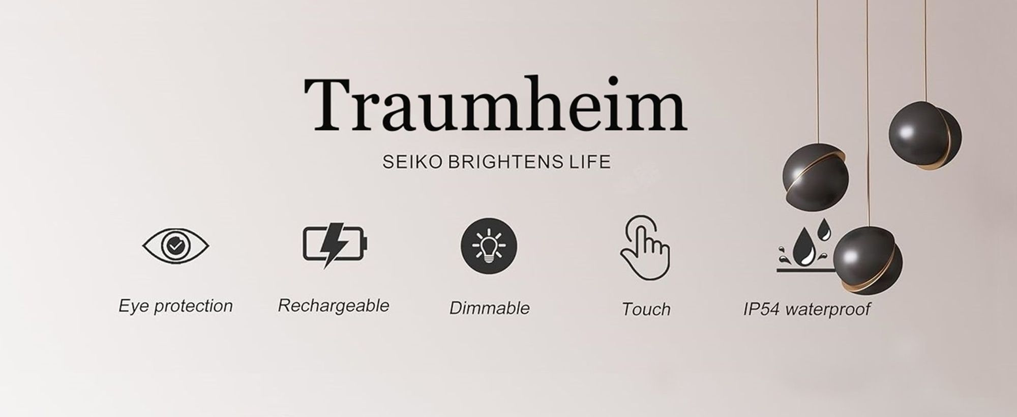 Kabellose Dimmbare LED Akku Tischleuchte Touch Tischlampe Lampe Wohnzimmer Nachttischlampen Dreifarbiges Licht Silber