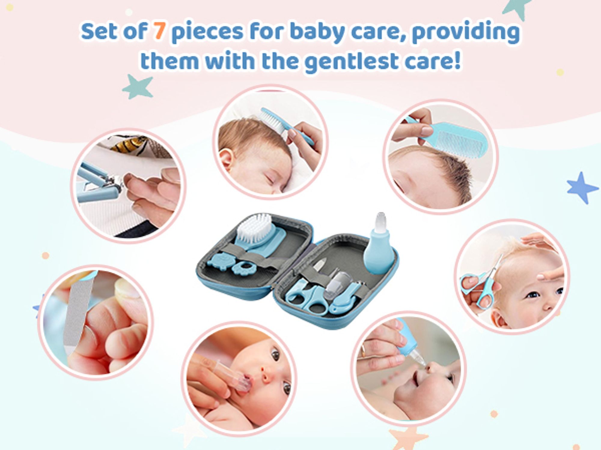 Faltbare Badewanne Baby Badewanne Faltbar mit Baby Badekissen und Thermometer, für Babys Von 0-36 Monaten, mit Baby Pflegeset, Tragbare Babywanne