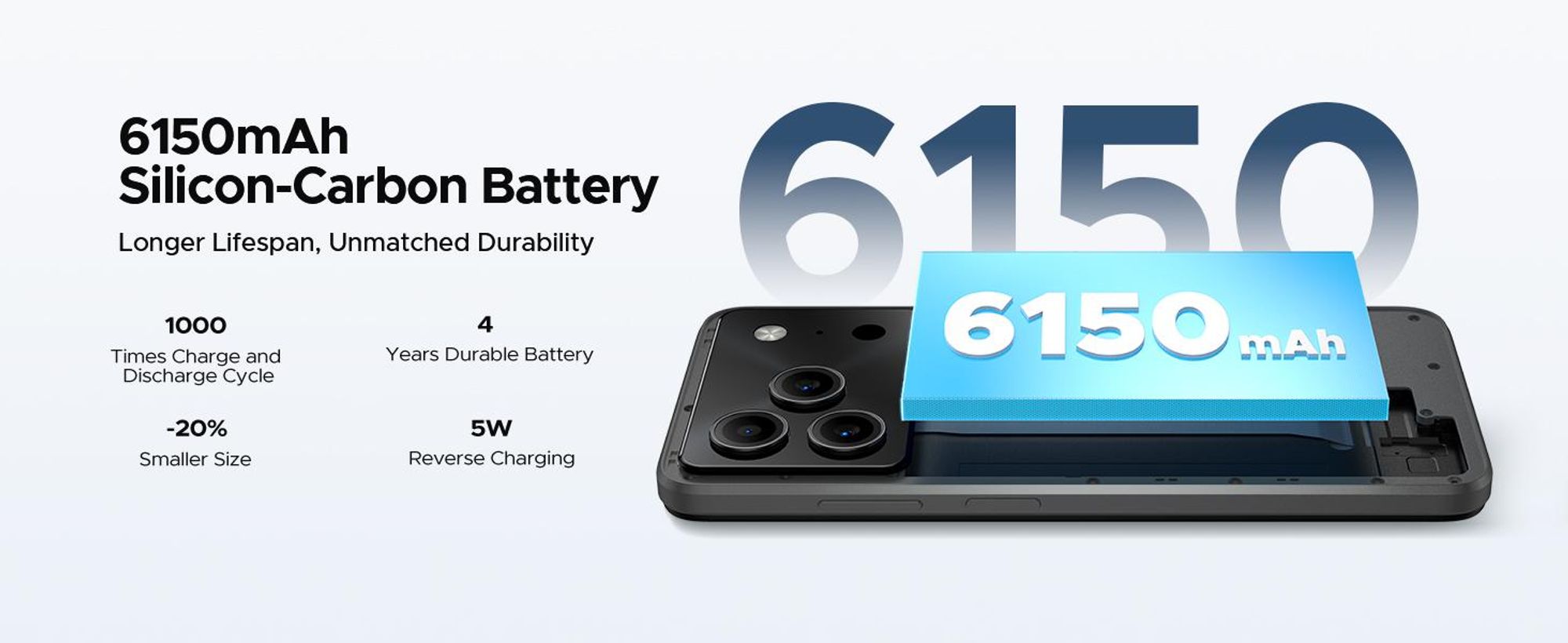 DOOGEE Note56 Pro – chytrý telefon, Android 16, 6,56" displej s obnovovací frekvencí 90 Hz, baterie 6150 mAh, 32 GB RAM + 128 GB interní paměti, 4G, podpora dvou SIM karet, 13MP fotoaparát, NFC, čtečka otisků prstů, rozpoznávání obličeje
