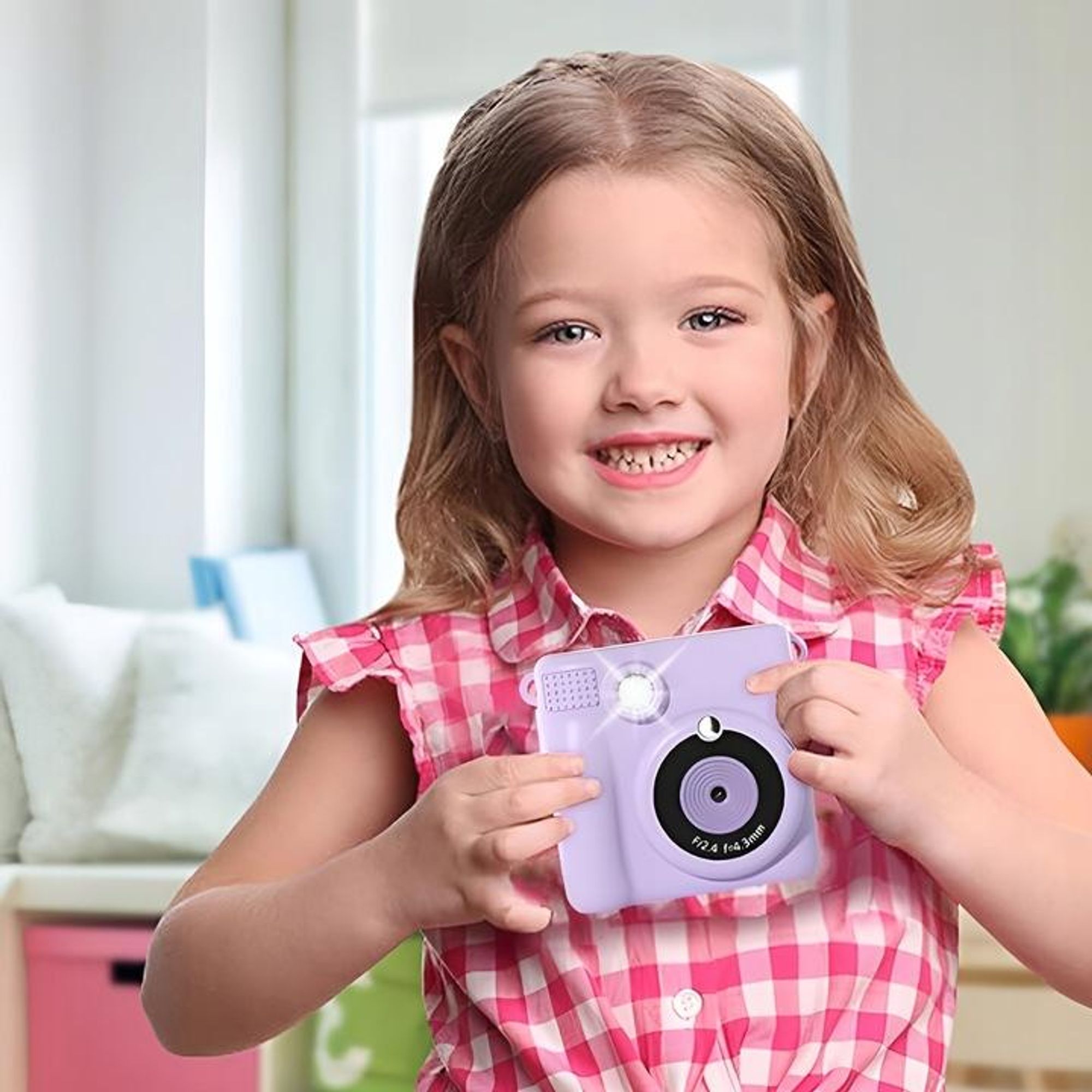 Digitale Sofortkamera Für Kinder Mit Drucker - 32Gb Karte - 14 Filme