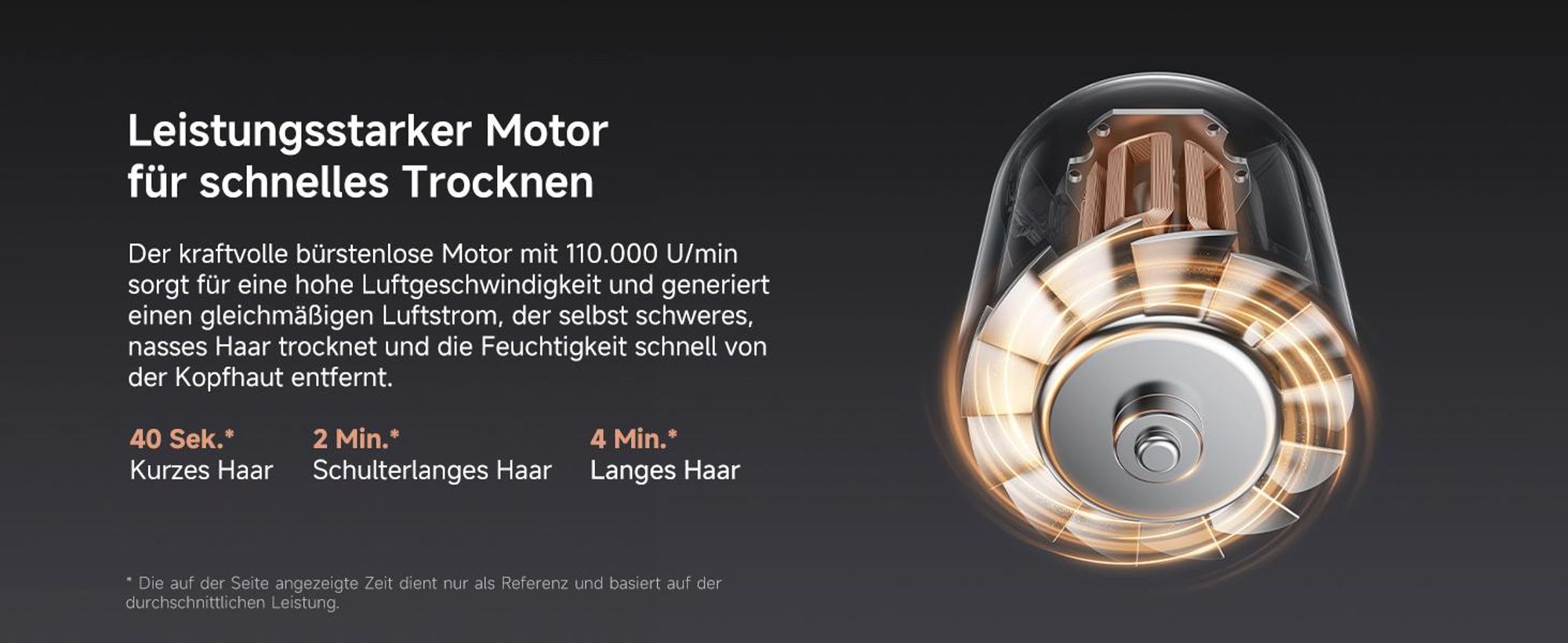 MOVA SHINE 10 Ionen Föhn, Profi Haartrockner, schnelltrocknend & leise, 110.000 U/min Brushless-Motor, Warm-/Kaltlufttaste, Plasma-Pflege, kompakt Rei