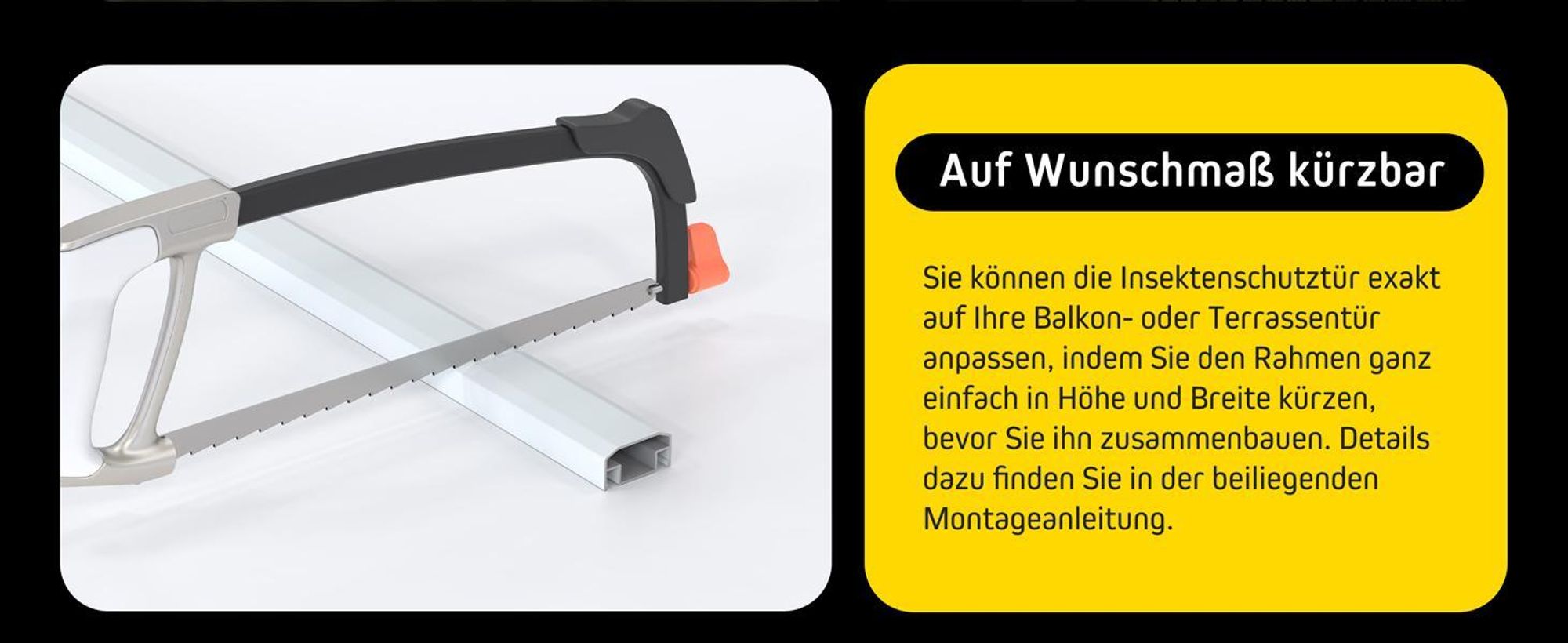 JALOUSIESCOUT Insektenschutz-Fliegengittertür ProtectLine, 100 x 210 cm, anthrazit-braun Aluminiumrahmen, selbstschließend Trittschutz kürzbar