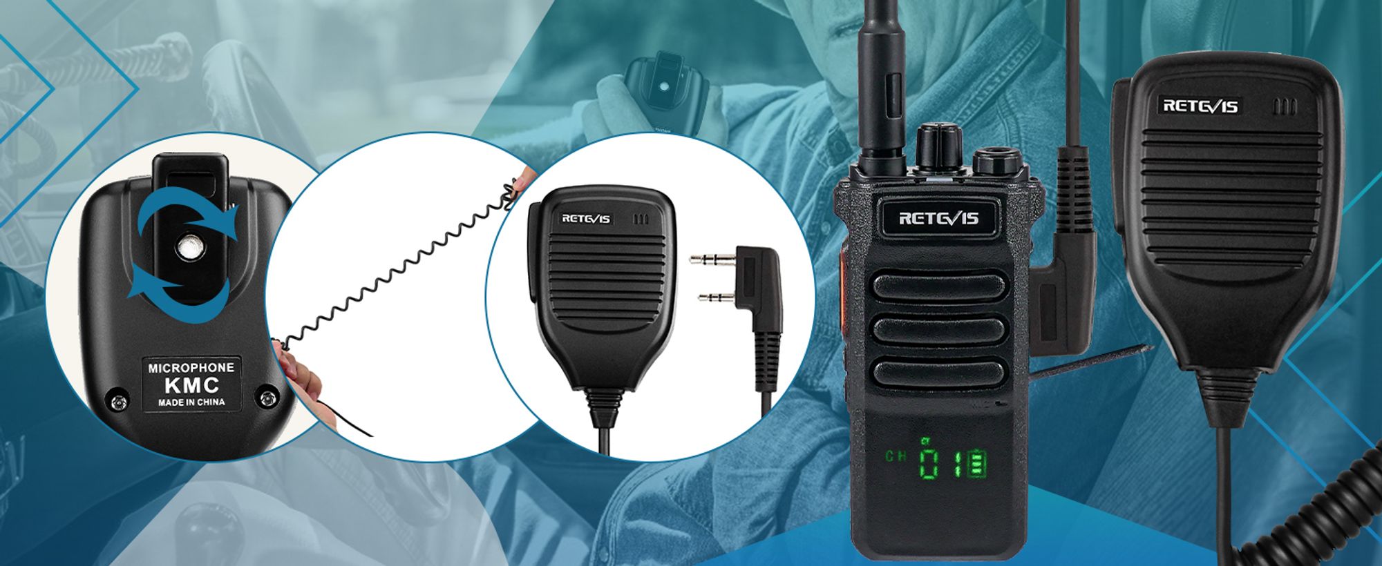 Obojsmerné vysielačky Retevis RT86, 8W, vysielačka s reproduktorom a mikrofónom, 2600mAh, bezdrôtová klonovaná núdzová rádiostanica pre staveniská