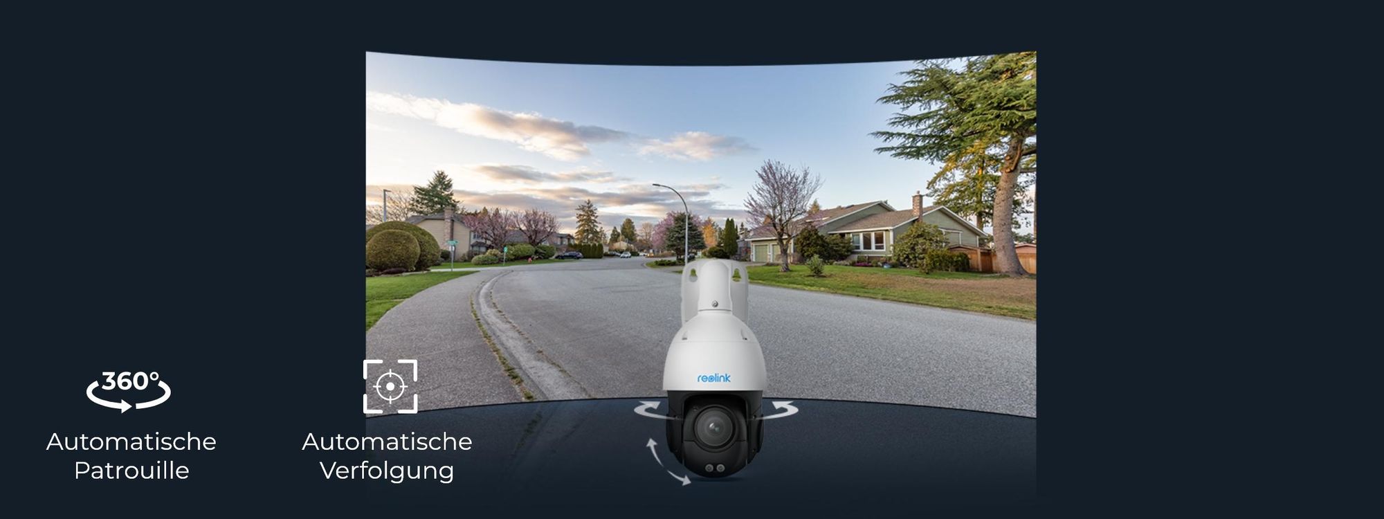 Reolink RLC-823S2, 4K 8MP PTZ PoE Überwachungskamera, 16X Optischer Zoom, 360° Abdeckung, Auto-Tracking, Farbnachtsicht, Smarte Erkennung, IP66