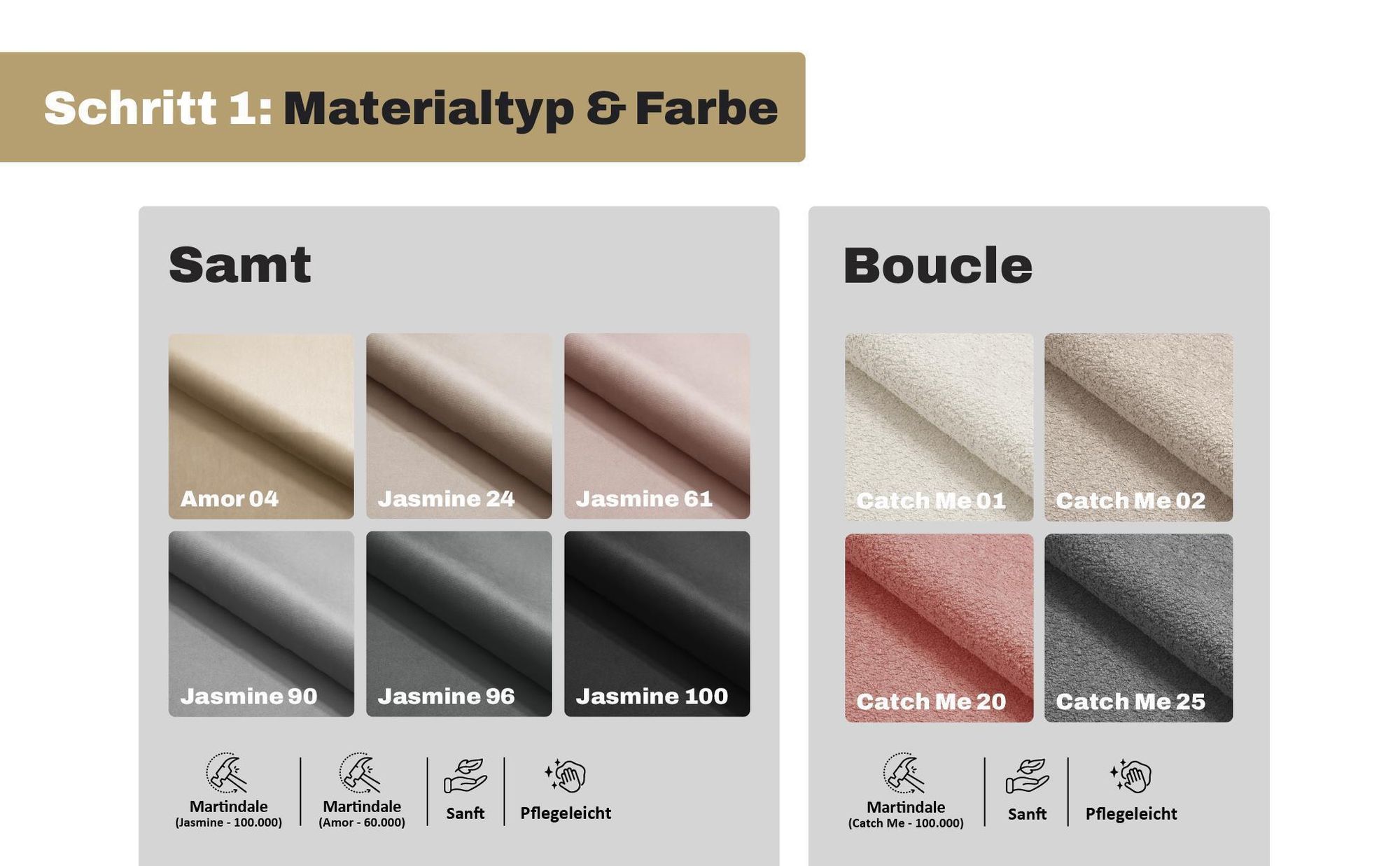 MOTIVENA Santiago Boxspringbett 140x200 Schwarz Samt (Jasmine 100), Taschenfederkern-Matratze (H3), Visco Topper (H2)