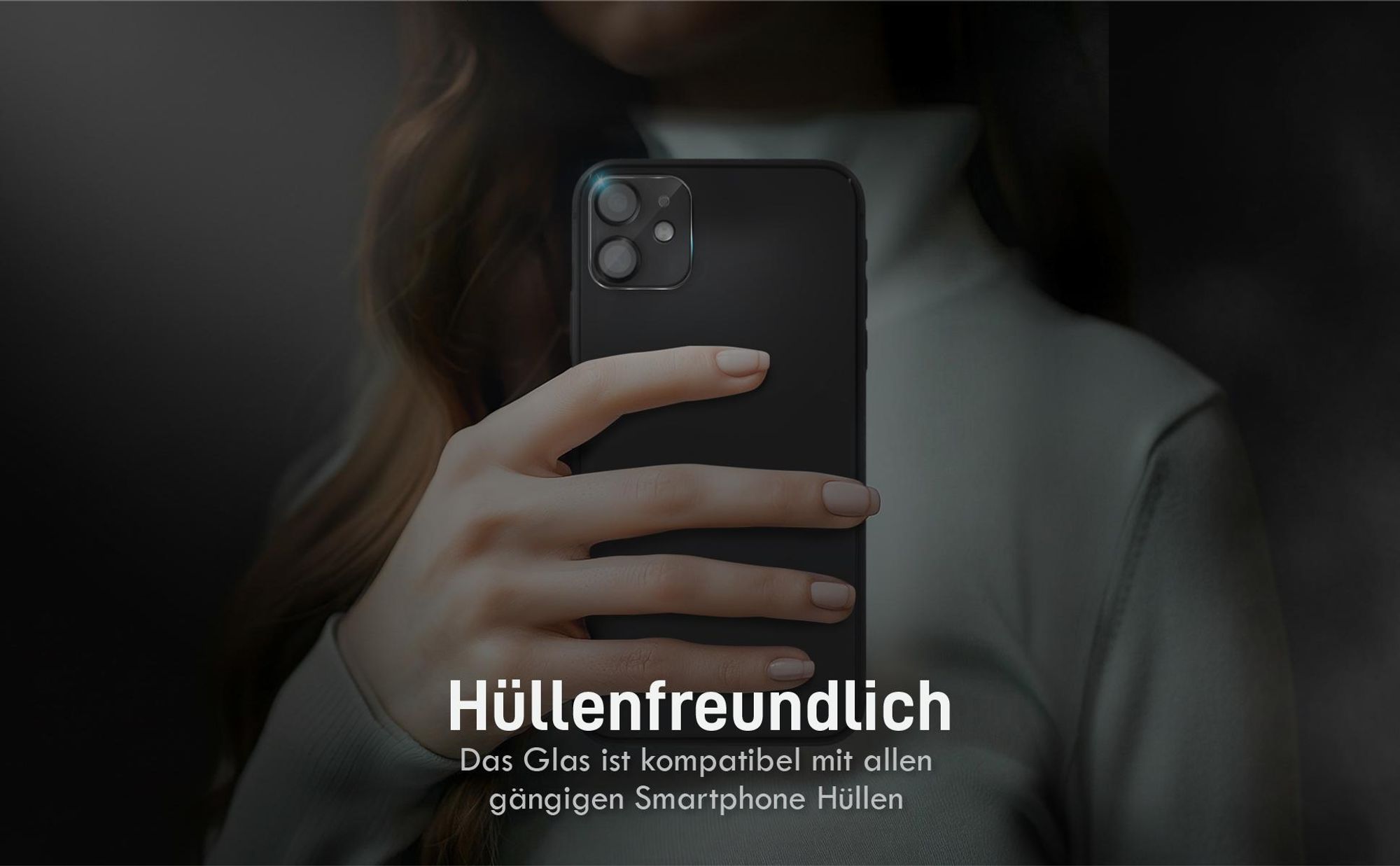 4x 9H Schutzglas (2x Kamera + 2x Display) Apple iPhone 12 in passgenauem Design