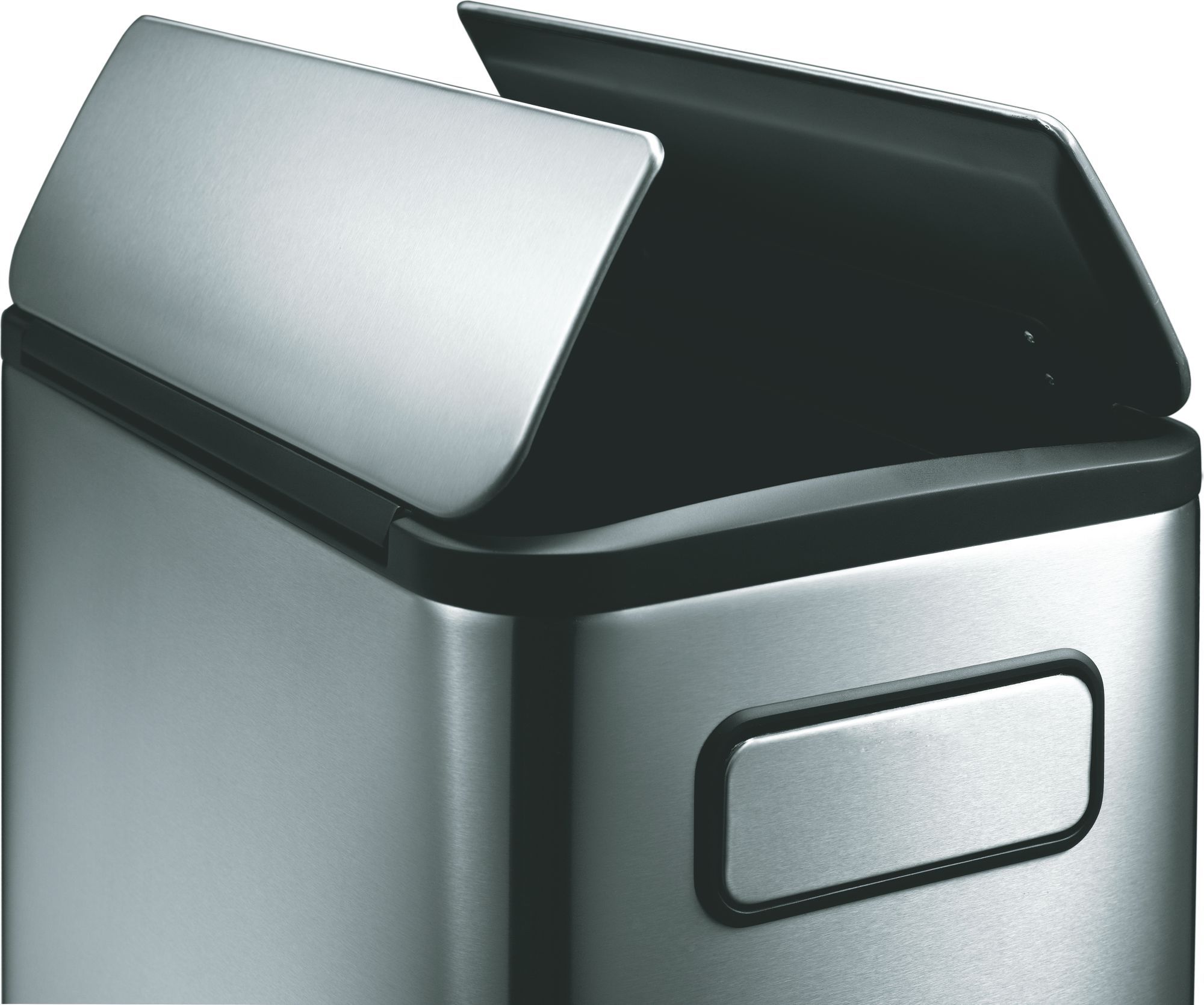 EKO - Ecofly Treteimer 45 Liter - Stainless steel Plastic  - Matt Edelstahl