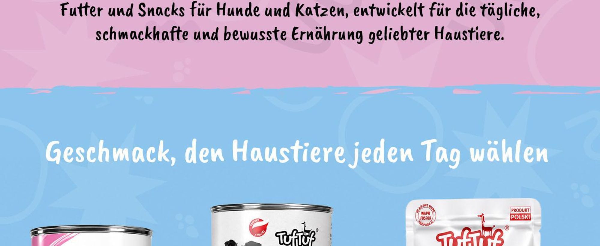 TufTuf | Hundefutter Kaninchen - Nassfutter Set 6x400g Dose - Dosenfutter fur Hund