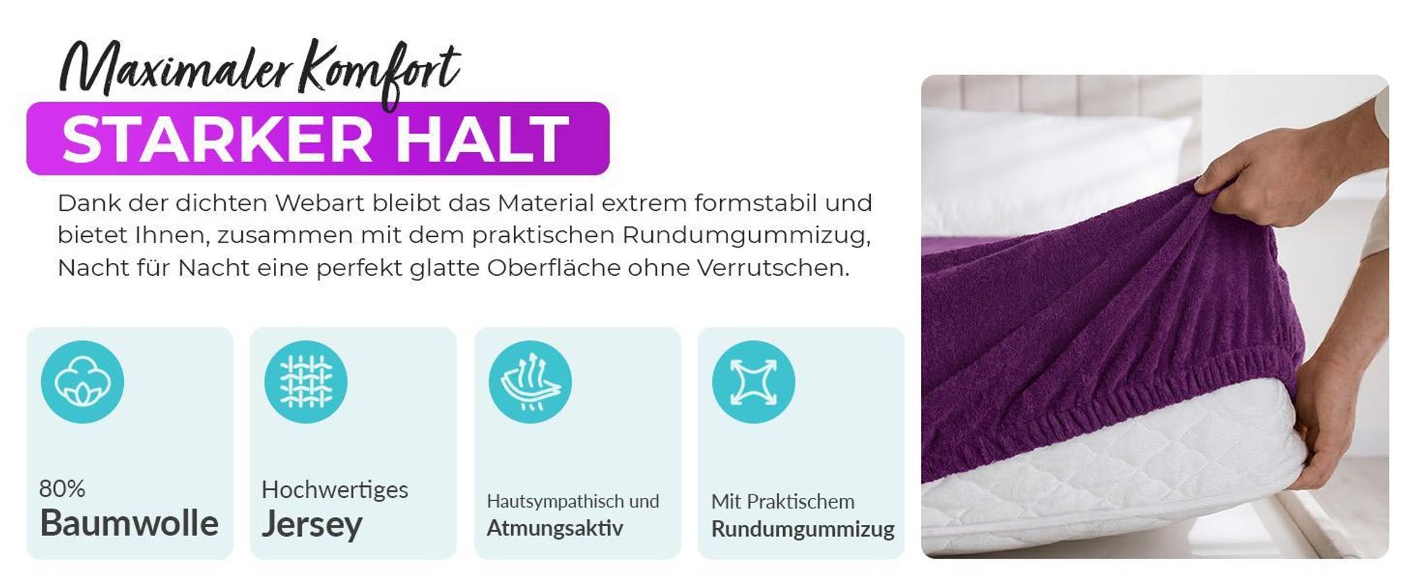 EllaTex Frottee Spannbettlaken 120x200 – 130x200 Baumwolle – weich & atmungsaktiv, Spannbetttuch elastisch, in Farbe: Anthrazit-Grau