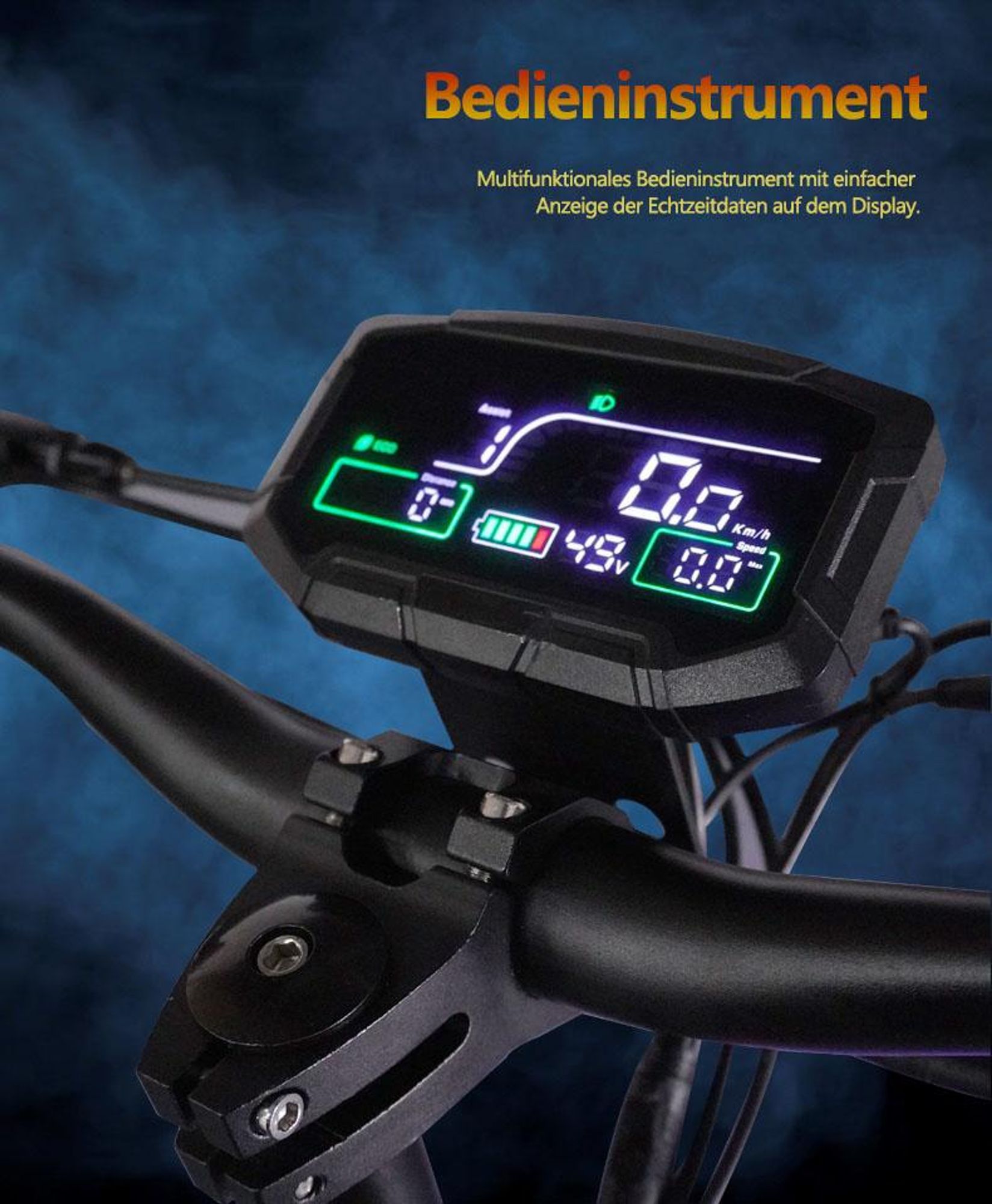 Elektroroller Z1 - Akku 48V20AH 10" Räder Scheibenbremse - Schwarz