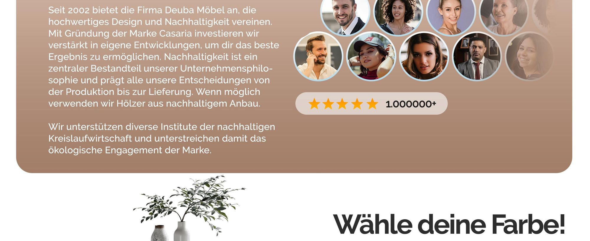 CASARIA Couchtisch mit Stauraum Weiß