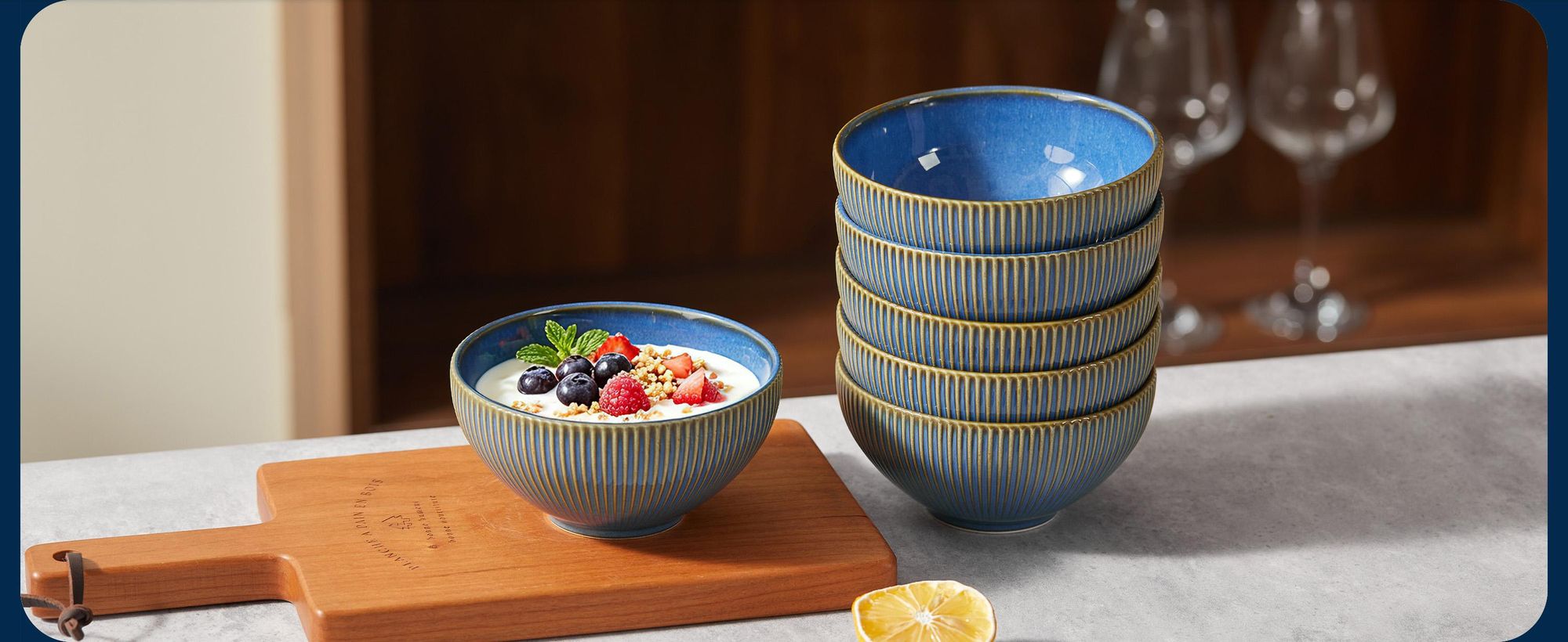 Schale set 6stück Ø11,7cm Keramik Schalen Snackschale Müslischale Reisschalen Bowl für 6 Personen Mikrowellen- und Spülmaschinengest
