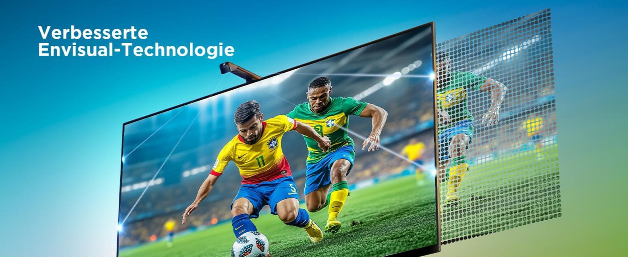 Govee TV Hintergrundbeleuchtung 3 Lite LED Strip mit Kamera, Sync für 55-65 Zoll TVs, Sprach- & APP-Steuerung