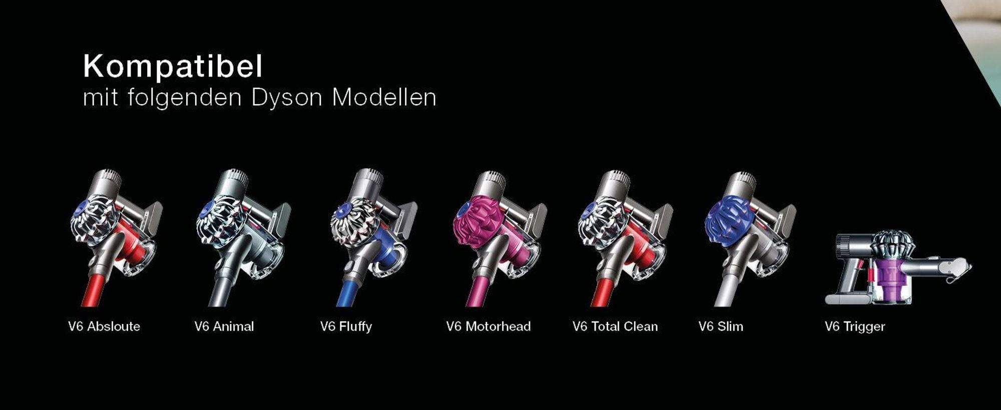 CELLONIC 1x Akku für Staubsauger Kompatibel mit Dyson V6, V6 Baby Child, V6 Baby plus Child, V6 - (2000mAh, 21.6V)