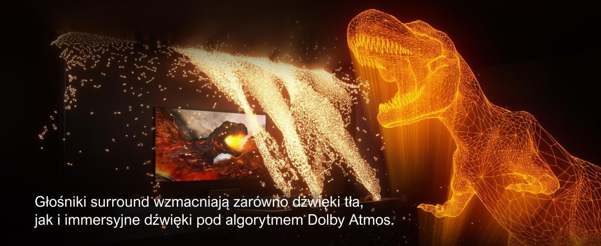 Ultimea Poseidon D80 Boom, 7.1 kan., Dolby Atmos, Gra, Film, Muzyka, Noc, Sport, Głos, 96 dB, 70 dB, 1%