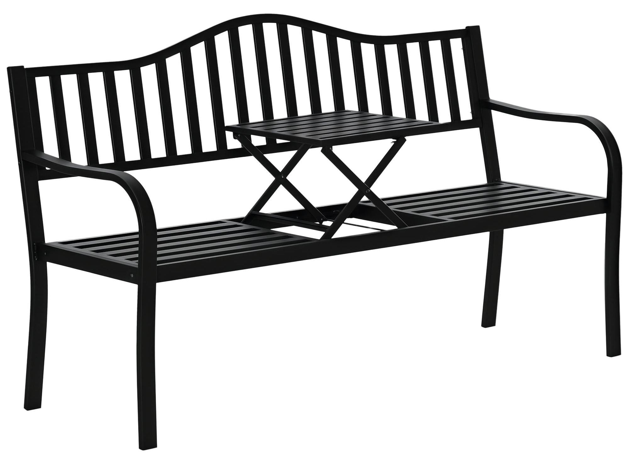 Gartenbank 3-Sitzer Metallbank Balkon