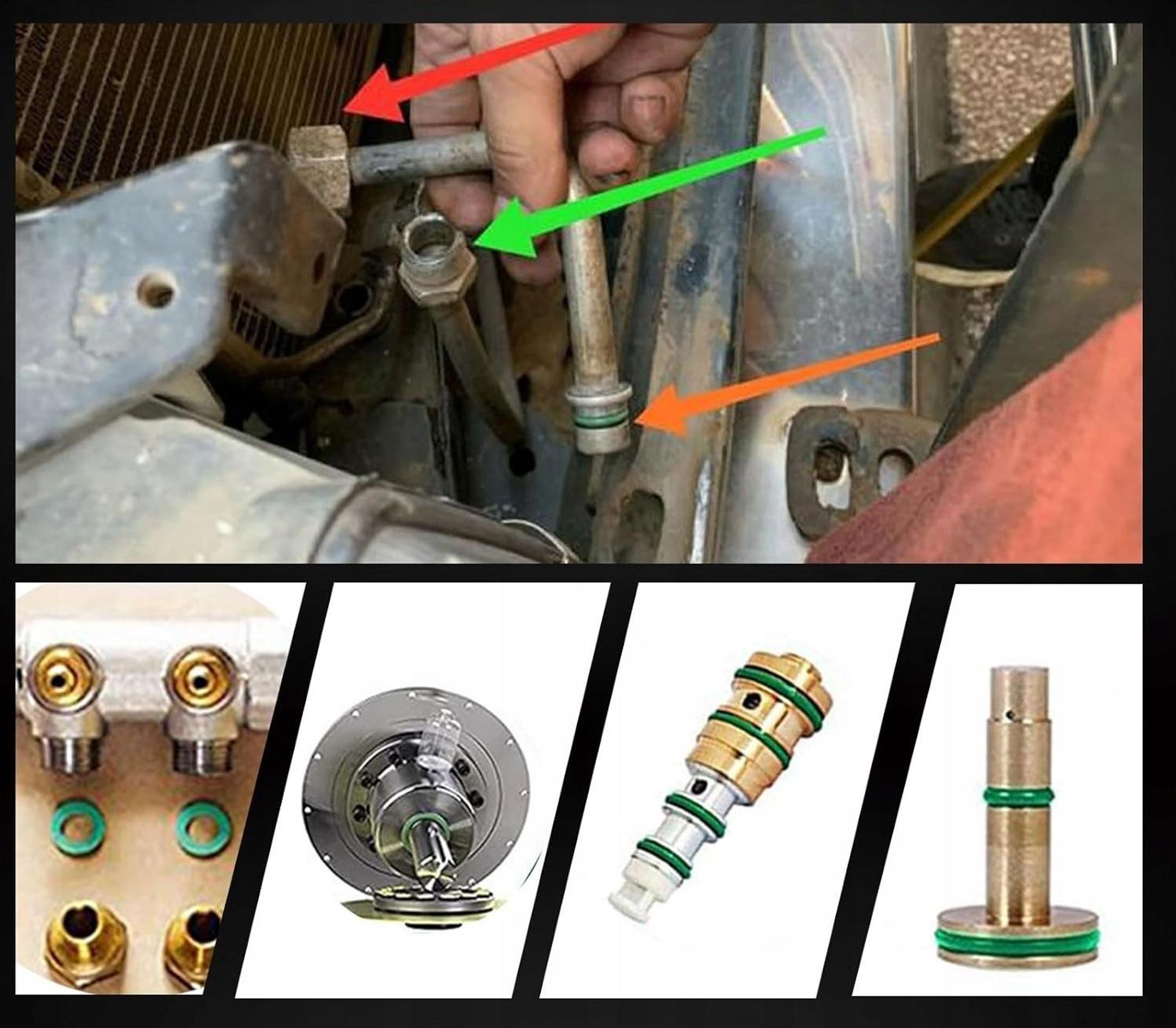 GEKO | Zestaw uszczelek o-ring do klimatyzacji 420szt G02818