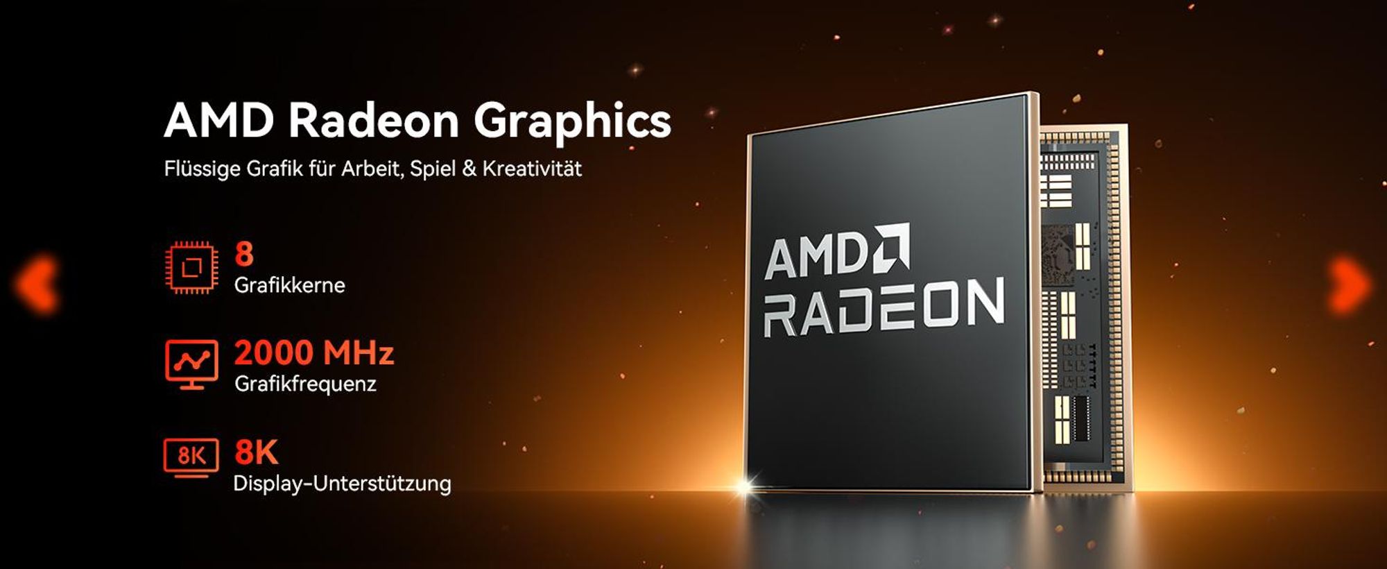 GEEKOM A7 Mini PC, AMD Ryzen 7 7730U, 32GB RAM, 500GB SSD, bis 64GB+4TB, vorinstalliertes System, Dual 2,5G LAN, Wi-Fi 6E, BT 5.4, 4 Modi, SD-Slot, 8K