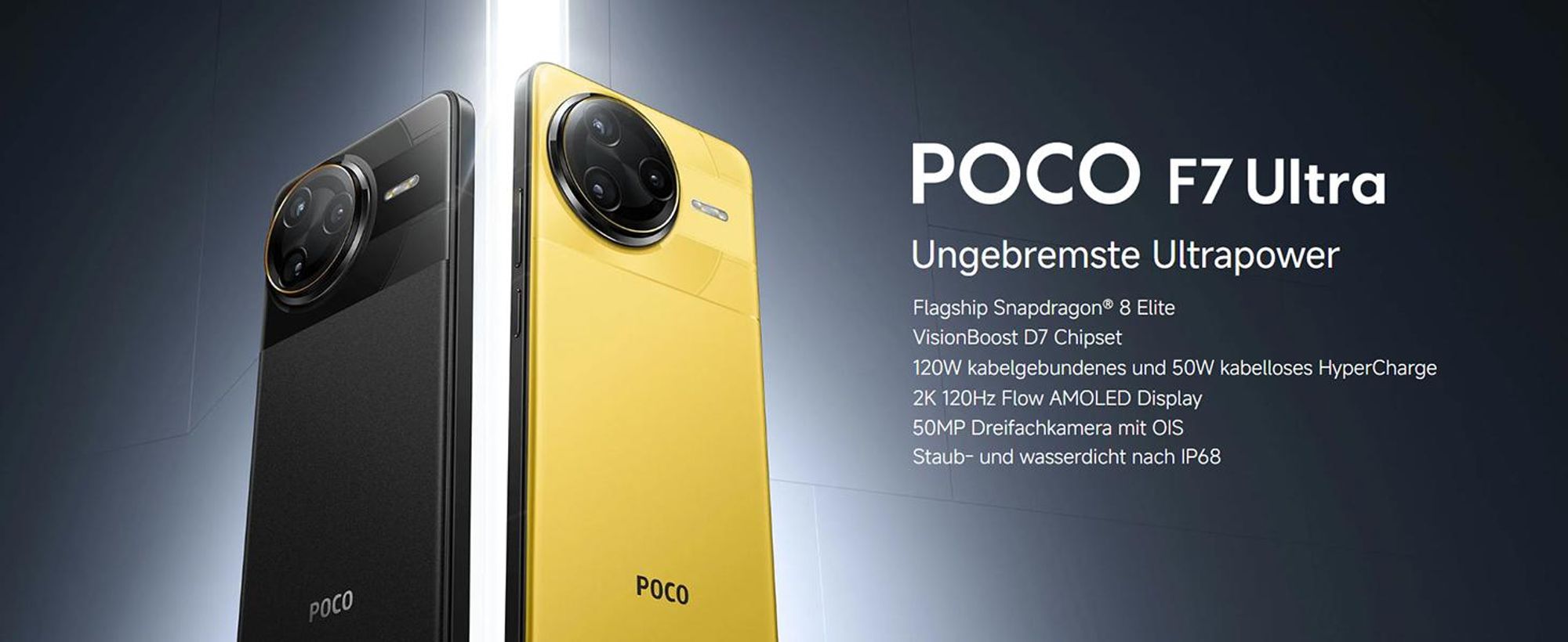 Poco F7 Ultra 256GB (Black, HyperOS, 12 GB)