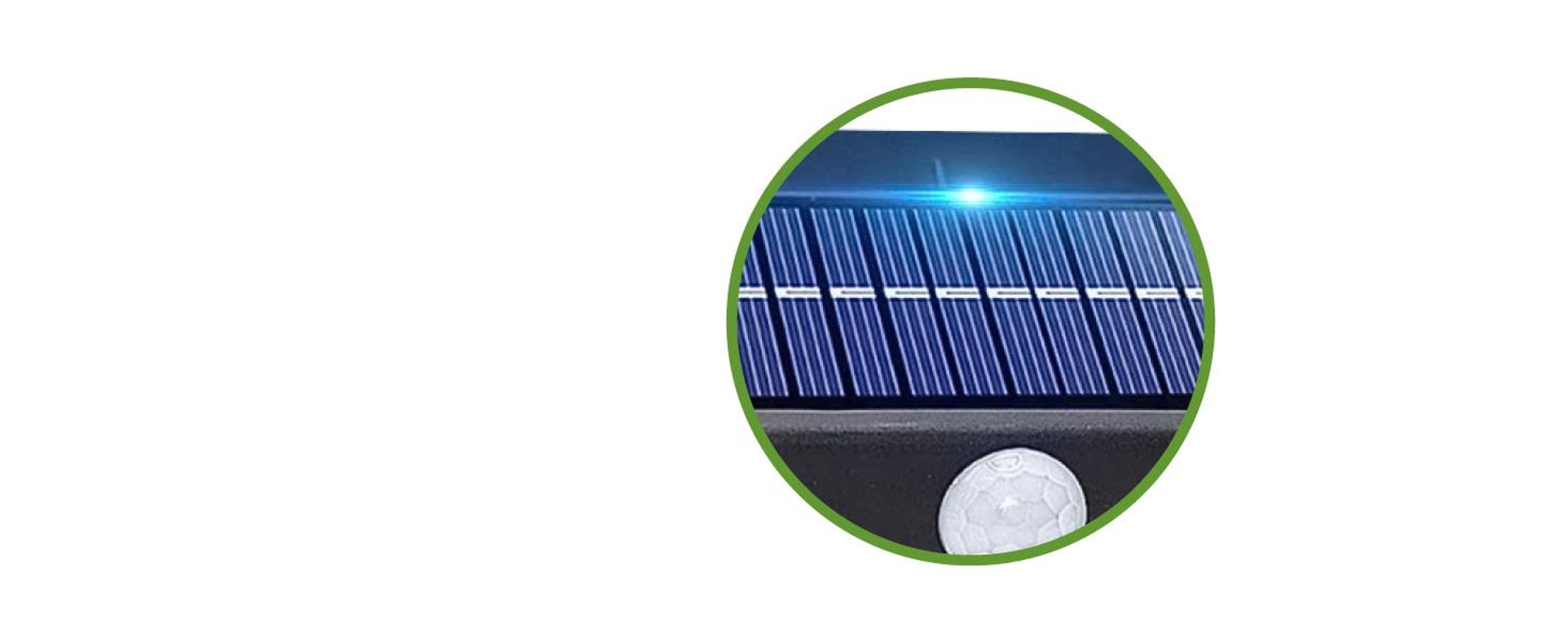 KRUMAD Solarleuchte Außen 100 COB 600 lm mit Bewegungsmelder & Dämmerungssensor, 3 Modi, IP65, 120° Abstrahlwinkel - für Garten, Terrasse, Wand