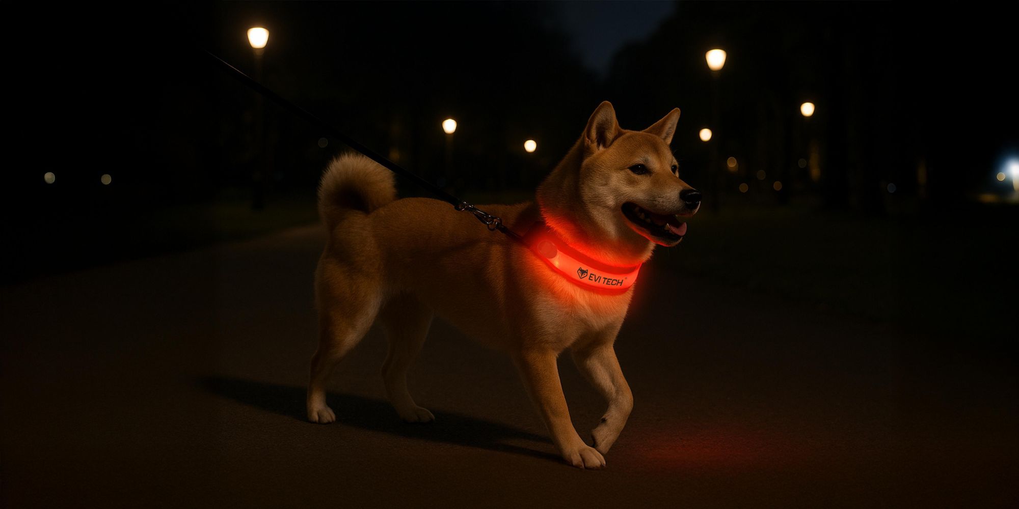 LED Leuchtarmband 2er Set (Gelb & Rot), Wasserdichtes Reflektorband für Laufen & Fahrrad, Sicherheitslicht mit Batterien, EVI TECH ActiveGlow