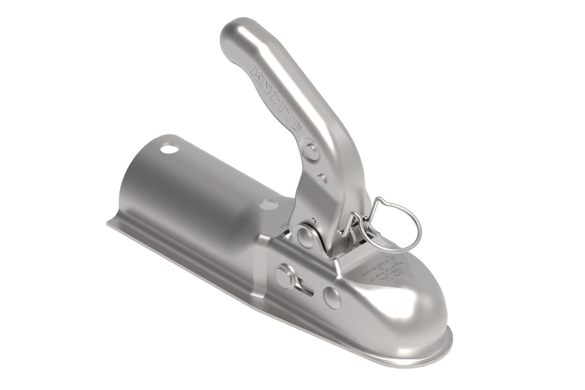 Knott K7.5-D Kugelkupplung Für Einen 750 Kg Anhänger Mit 60 Mm Rohrzugstange