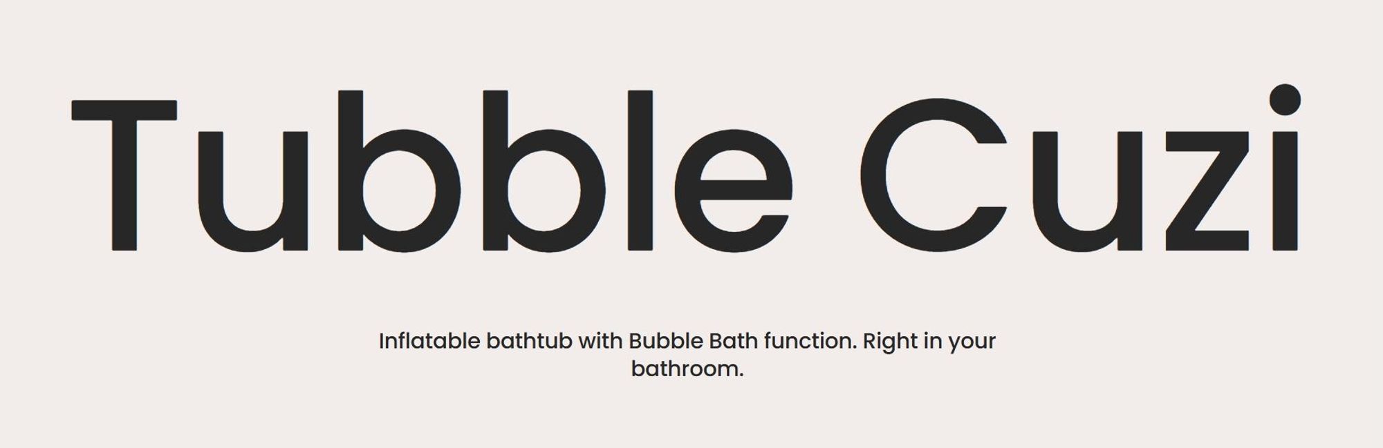 Tubble® Cuzi Whirlpool Aufblasbar Ambient Taupe 255 Liter - Spa-Badewanne, Faltbare Whirlpool für Erwachsene, Indoor und Outdoor, Bubble Massage