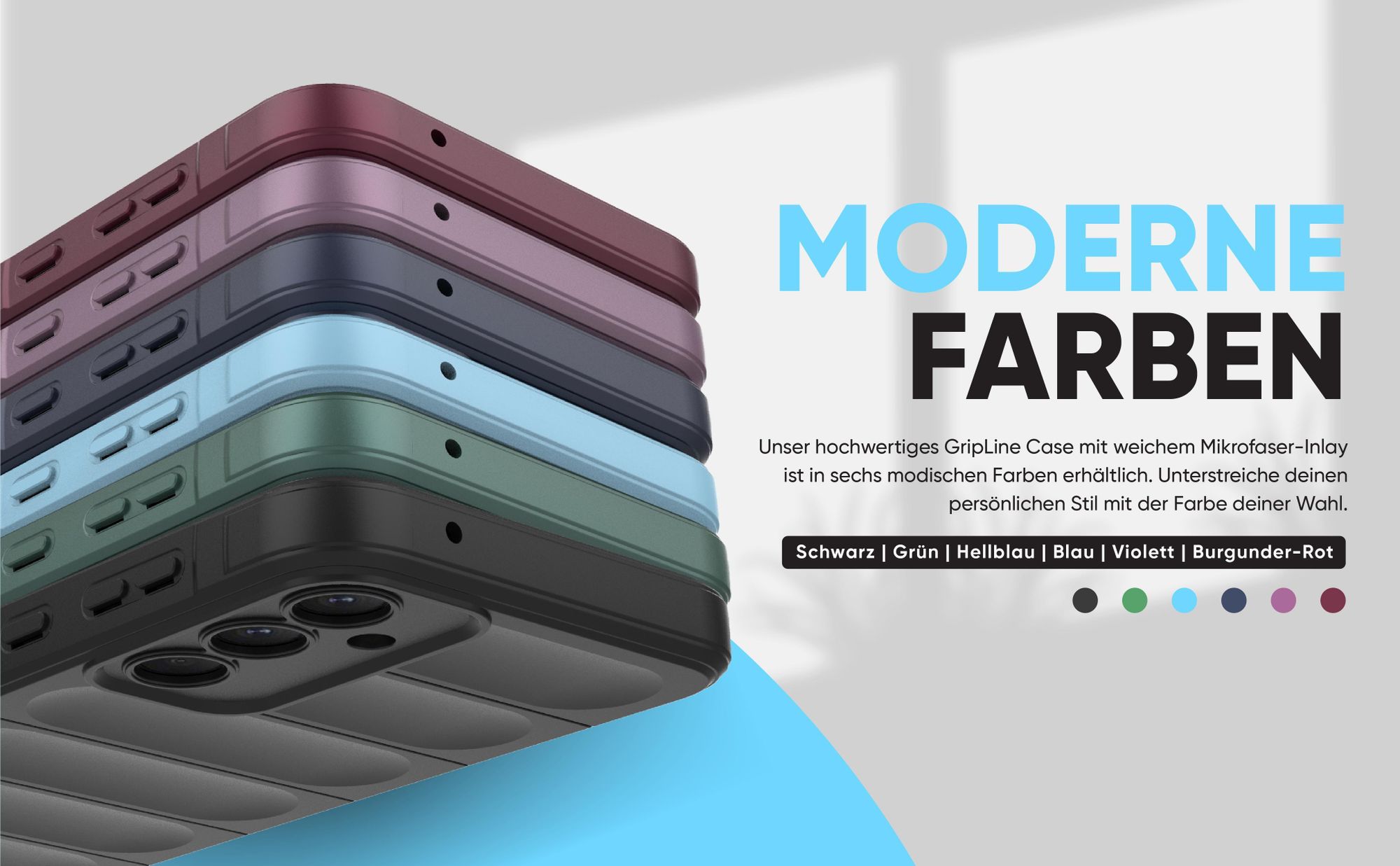 Handyhülle für das Samsung Galaxy A35 5G - verschiedene Farben und modernes Design