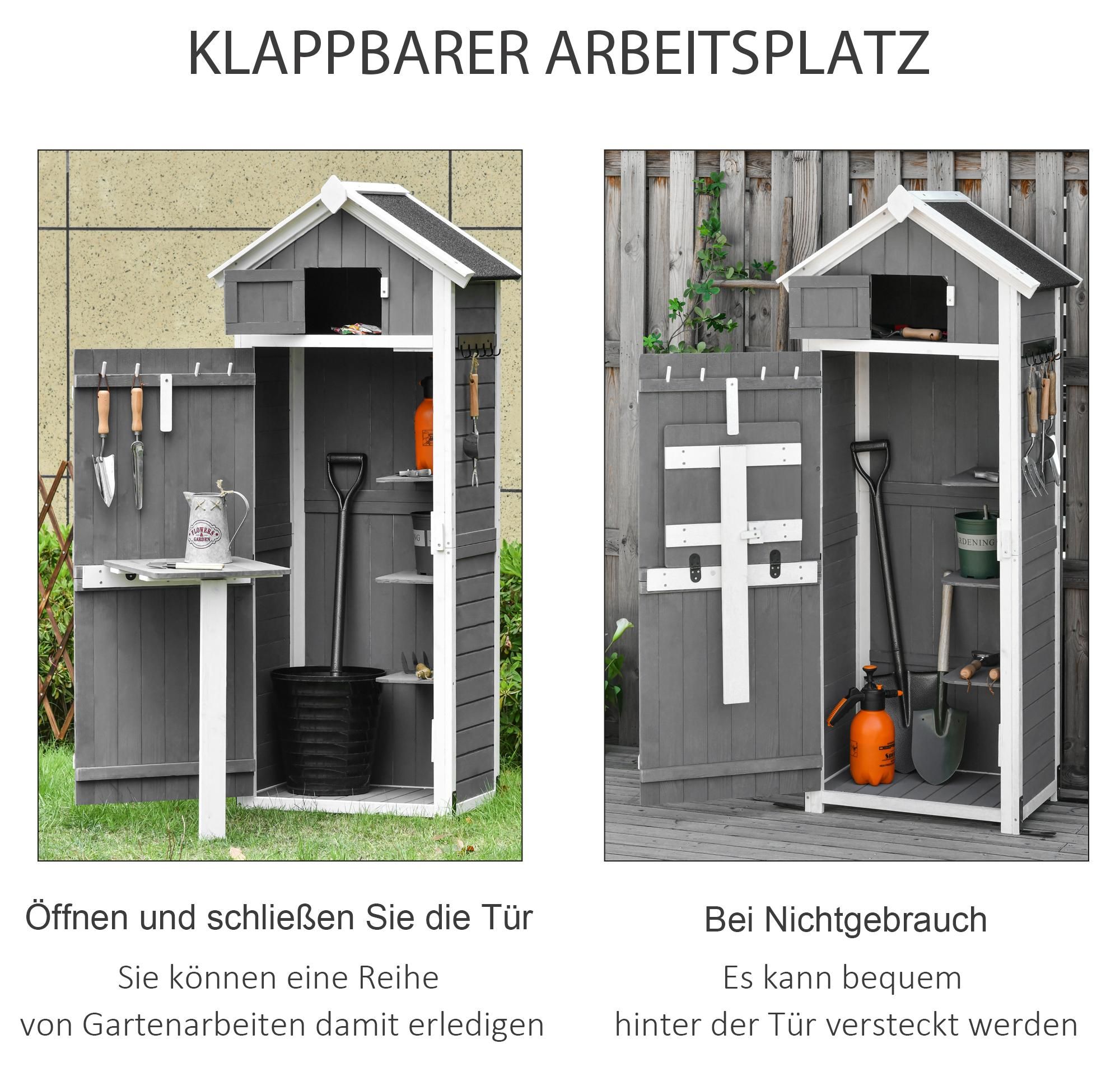 abschließbar Holzschuppen Haken