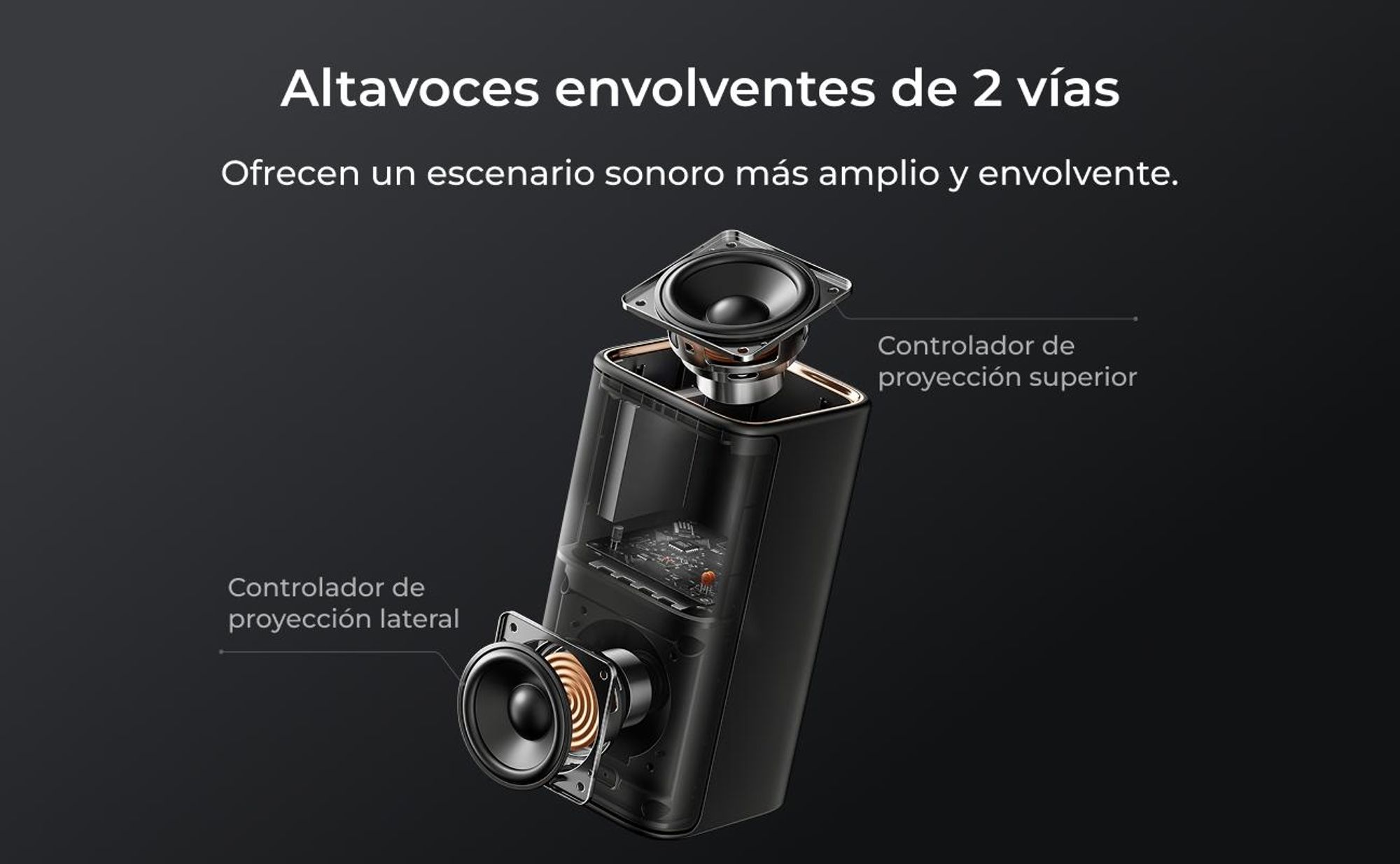 ULTIMEA Skywave Series 5.1.4: Barra de sonido profesional con Dolby Atmos, sistema de sonido envolvente 5.1.4 con subwoofer de 8" y 2 altavoces traseros inalámbricos