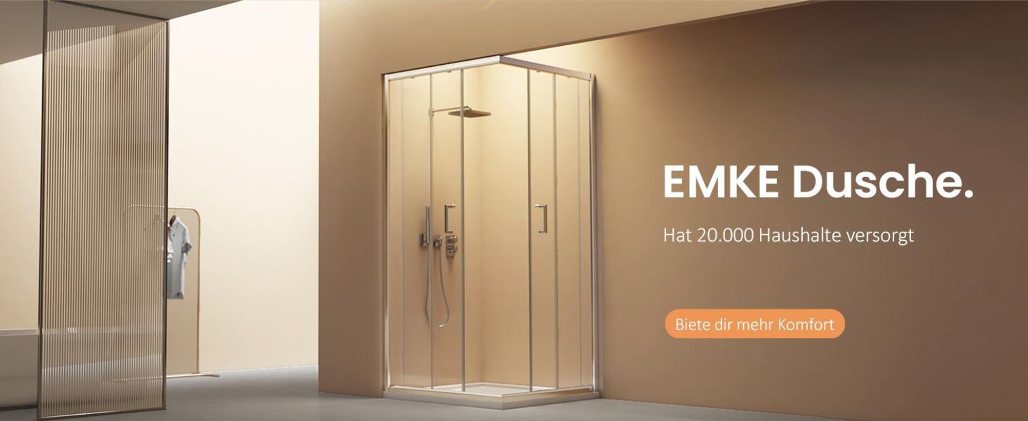 EMKE Duschkabine 80x90x195 cm Eckeinstieg Schiebetür 5mm ESG Sicherheitsglas mit Nano-Beschichtung Doppelrollen & Quick-Release Eckdusche Duschtür