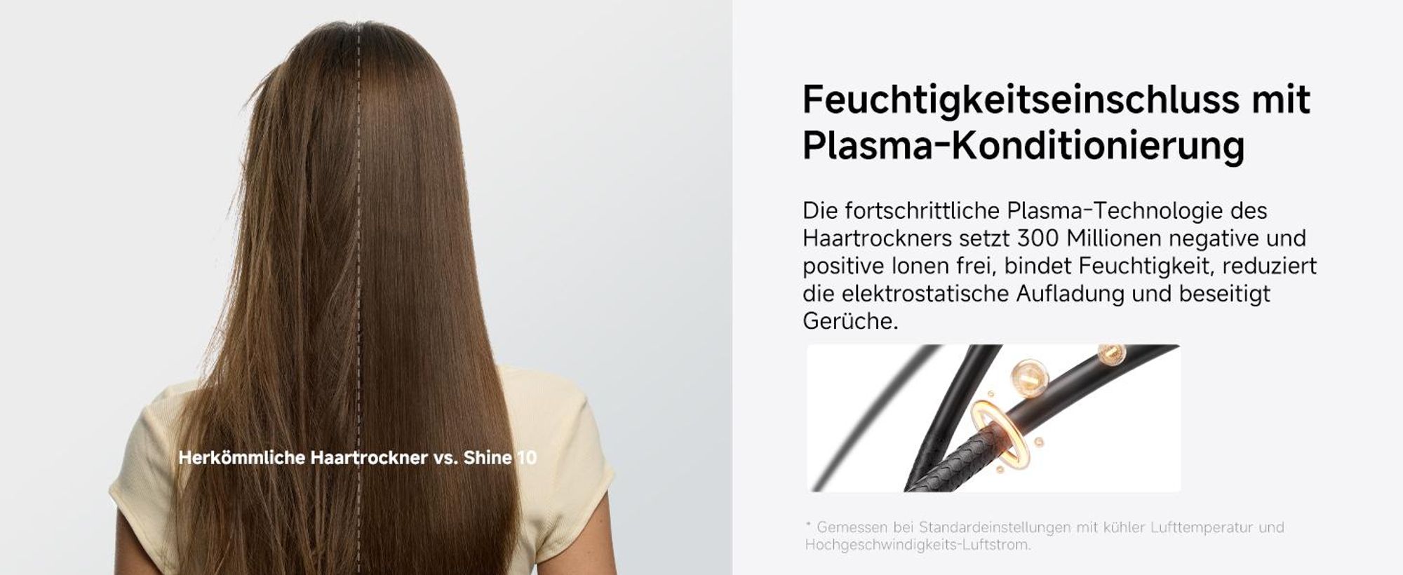 MOVA SHINE 10 Ionen Föhn, Profi Haartrockner, schnelltrocknend & leise, 110.000 U/min Brushless-Motor, Warm-/Kaltlufttaste, Plasma-Pflege, kompakt Rei