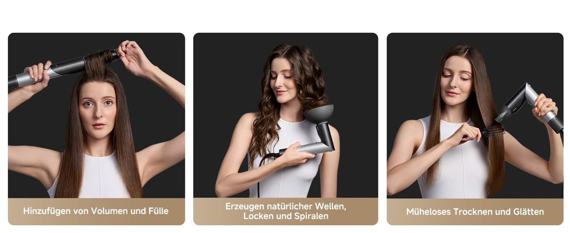 MOVA Master 10 3-in-1 Styler & Haartrockner, 110.000 U/Min Motor, Coanda-Effekt, 7 Aufsätze, Auto-Curling, Haarpflege-Kamm
