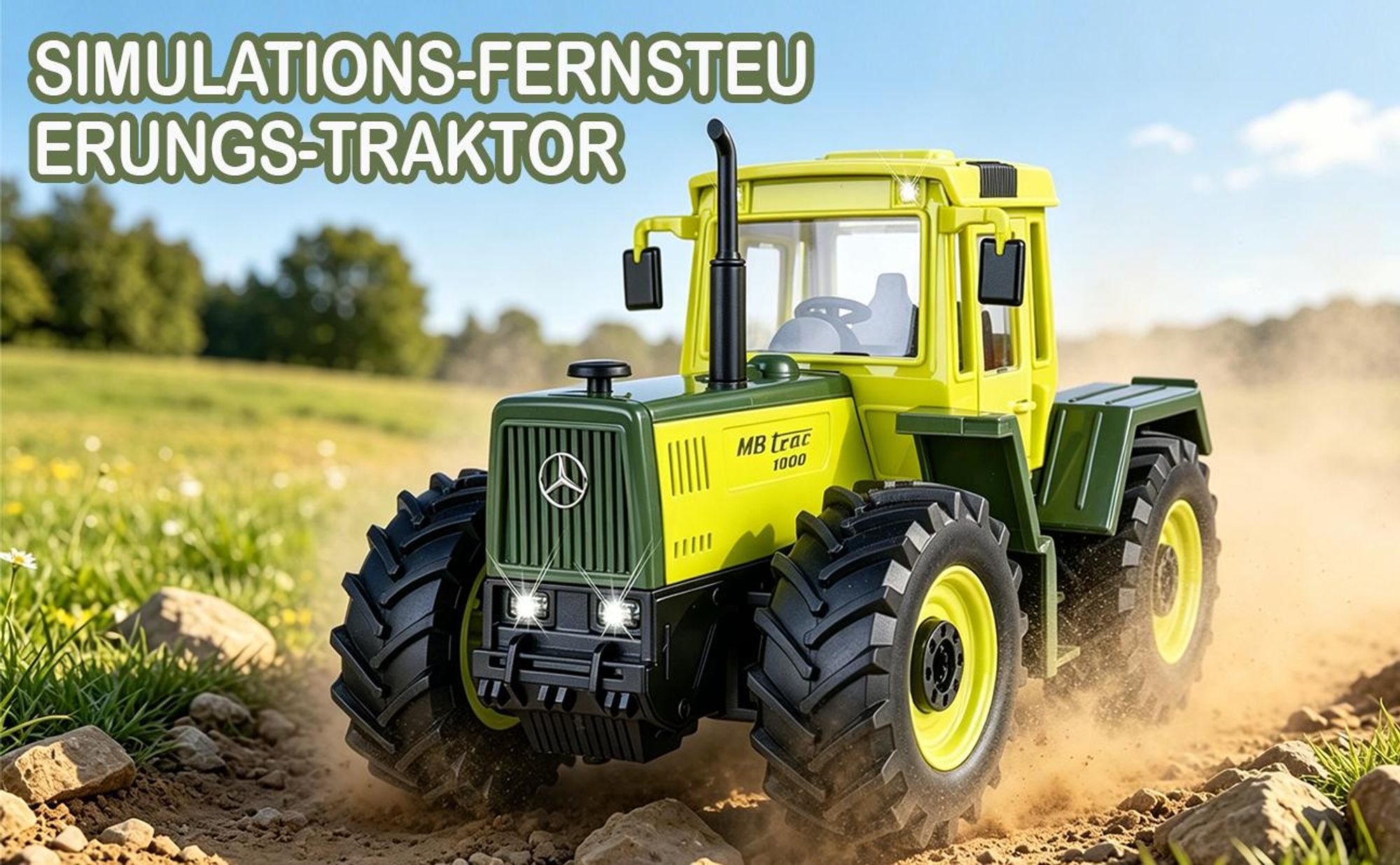 Realistischer Ferngesteuerter Traktor für Kinder