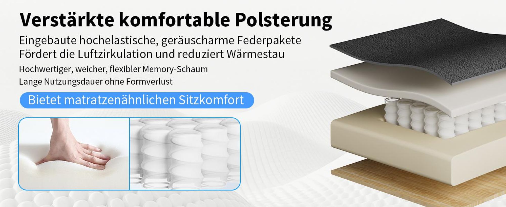 HOFFREE Massage-Bürostuhl mit Wärme & 7 Vibrationspunkten, 180° neigbar, Fußstütze, 200 kg Tragkraft, Chefsessel für große Personen, Schwarz
