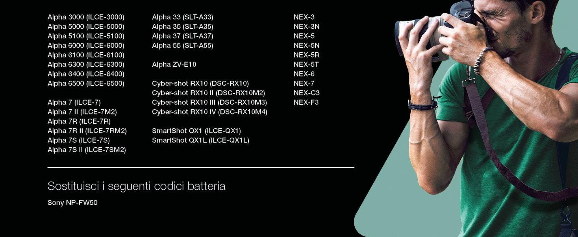 CELLONIC 2x Batteria per Fotocamera Compatibile con Sony ILCE-6000 (α6000), A6400 ILCE-6400, Alpha 6400 ILCE-6400, NP-FW50 – (1030mAh , 7.4V)